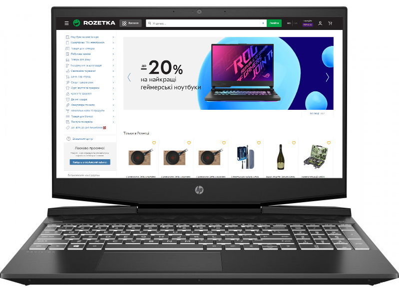 

Ноутбук HP Pavilion Gaming 15 (423Q1EA) Shadow Black