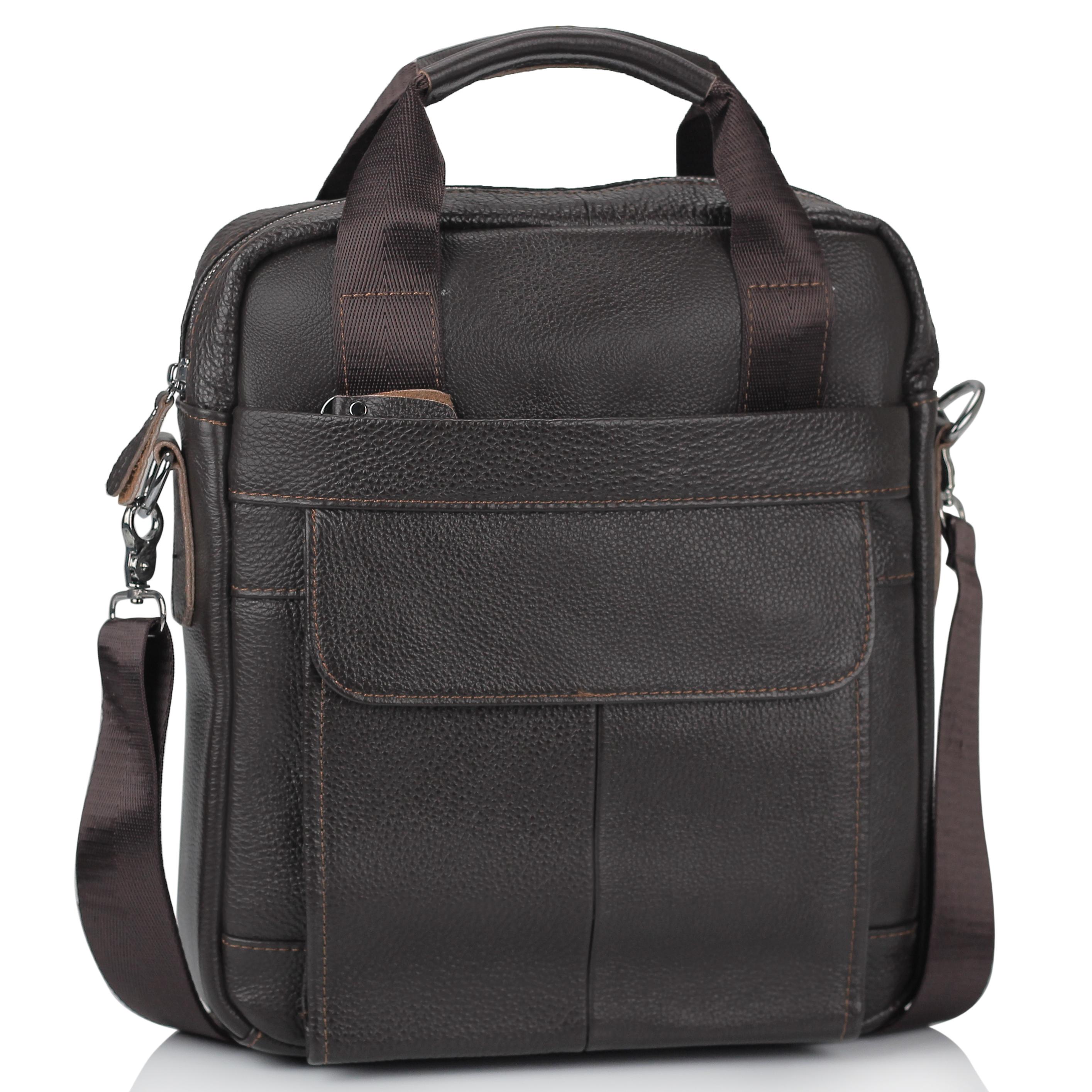 

Сумка через плечо кожаная мужская Tiding Bag A25-8861DB