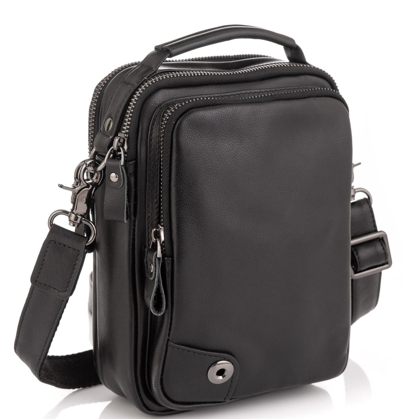 

Сумка через плечо мужская кожаная Tiding Bag 6009A