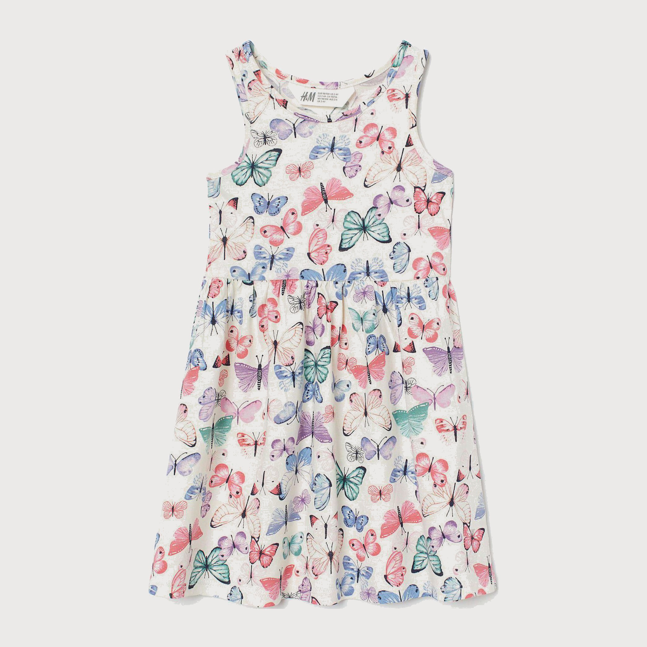 

Сарафан H&M 7396591-ABWQ 134-140 см Бледно-розовый в узоры