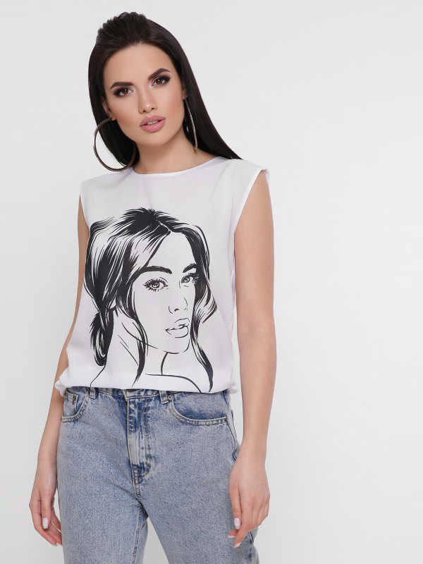 

Футболка Fashion Up Classic FB-1760L 44 Белая