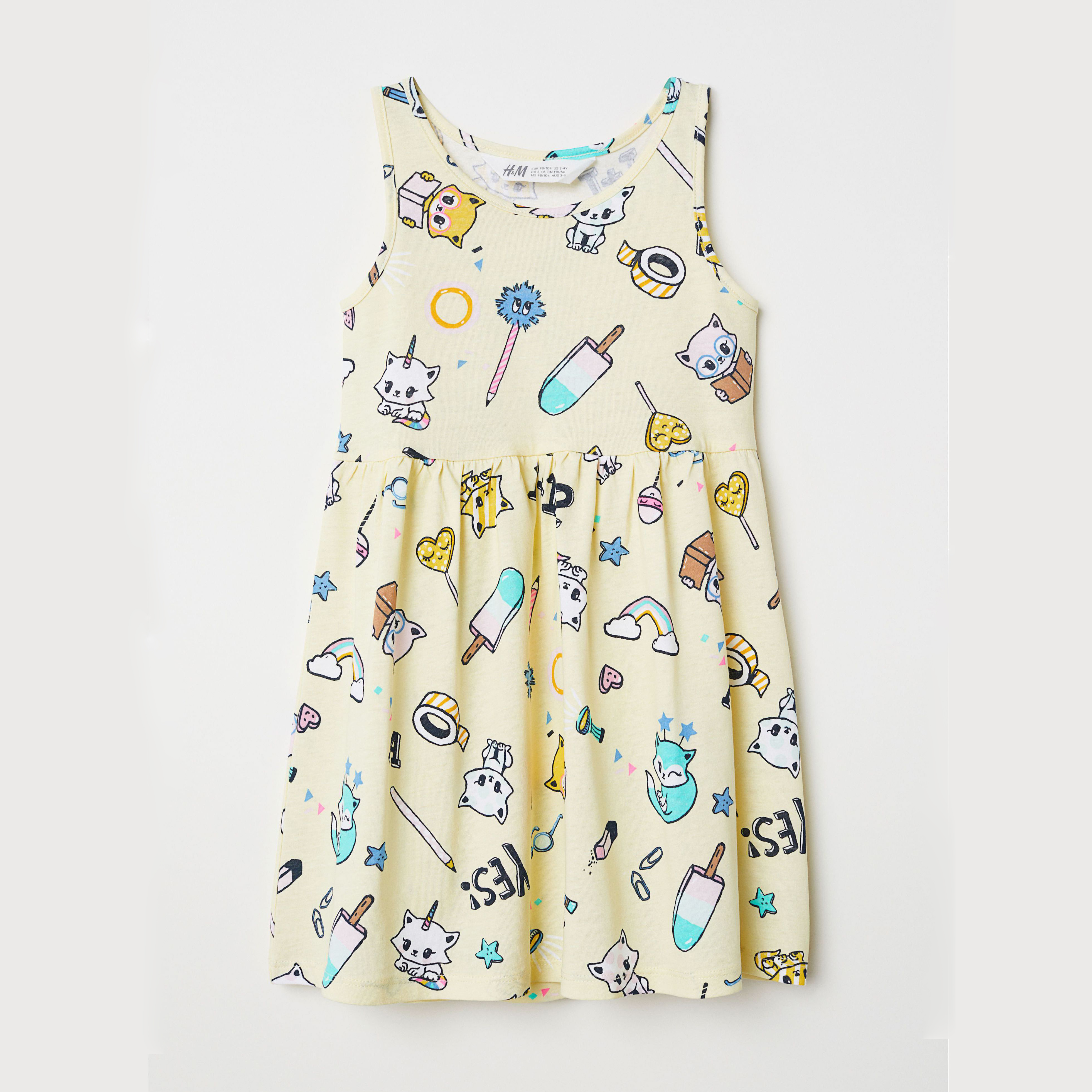 

Сарафан H&M 6778858-AAZP 134-140 см Желтый в узоры