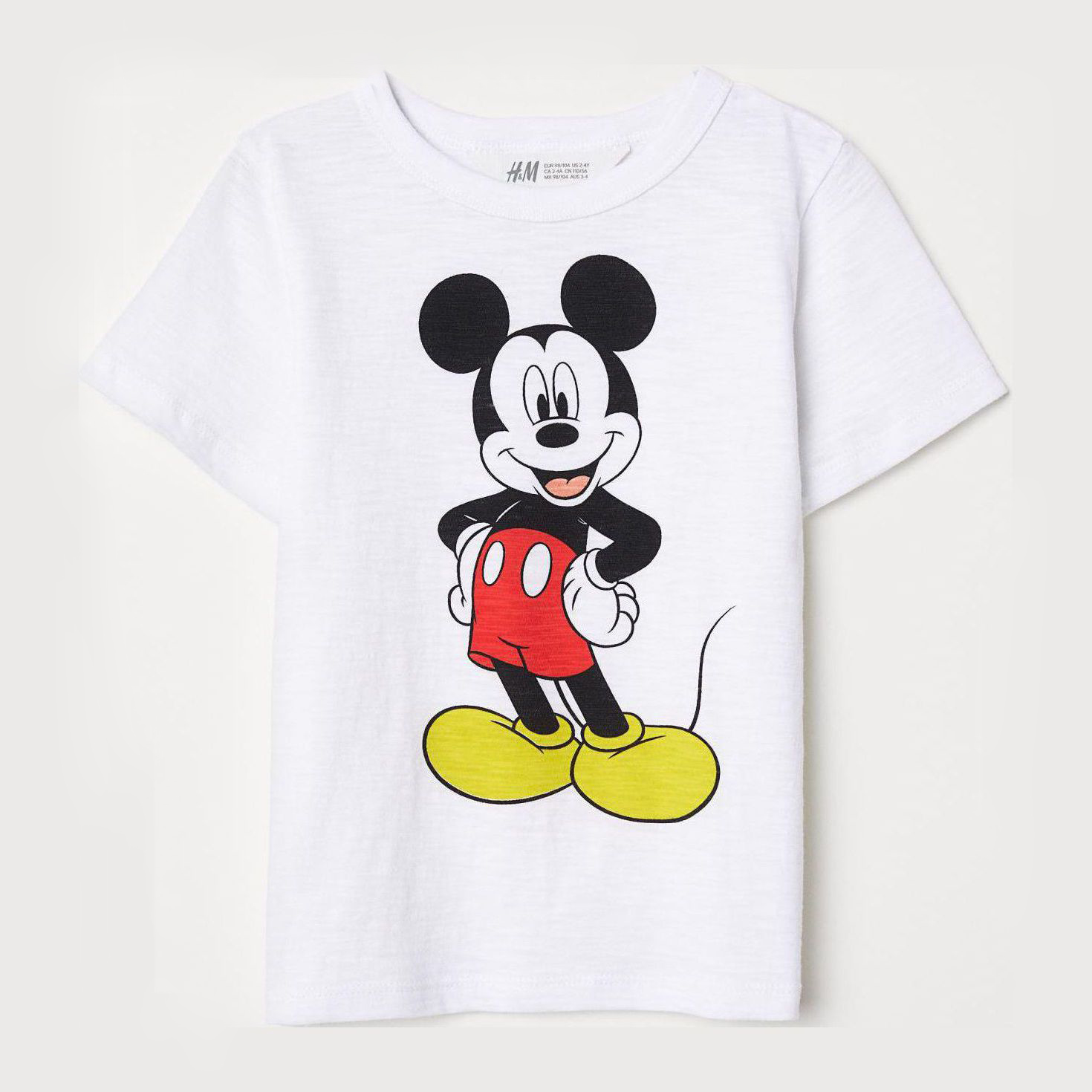 

Футболка H&M 6509918-AAPT 134-140 см Белая с принтом