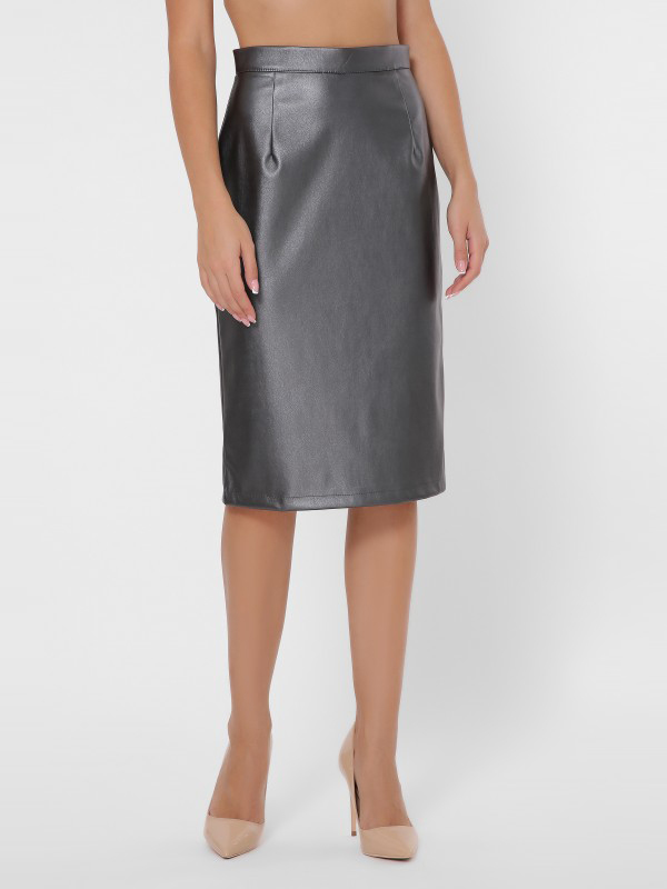 

Юбка Fashion Up YUB-1010C S (42) Графитовый металлик