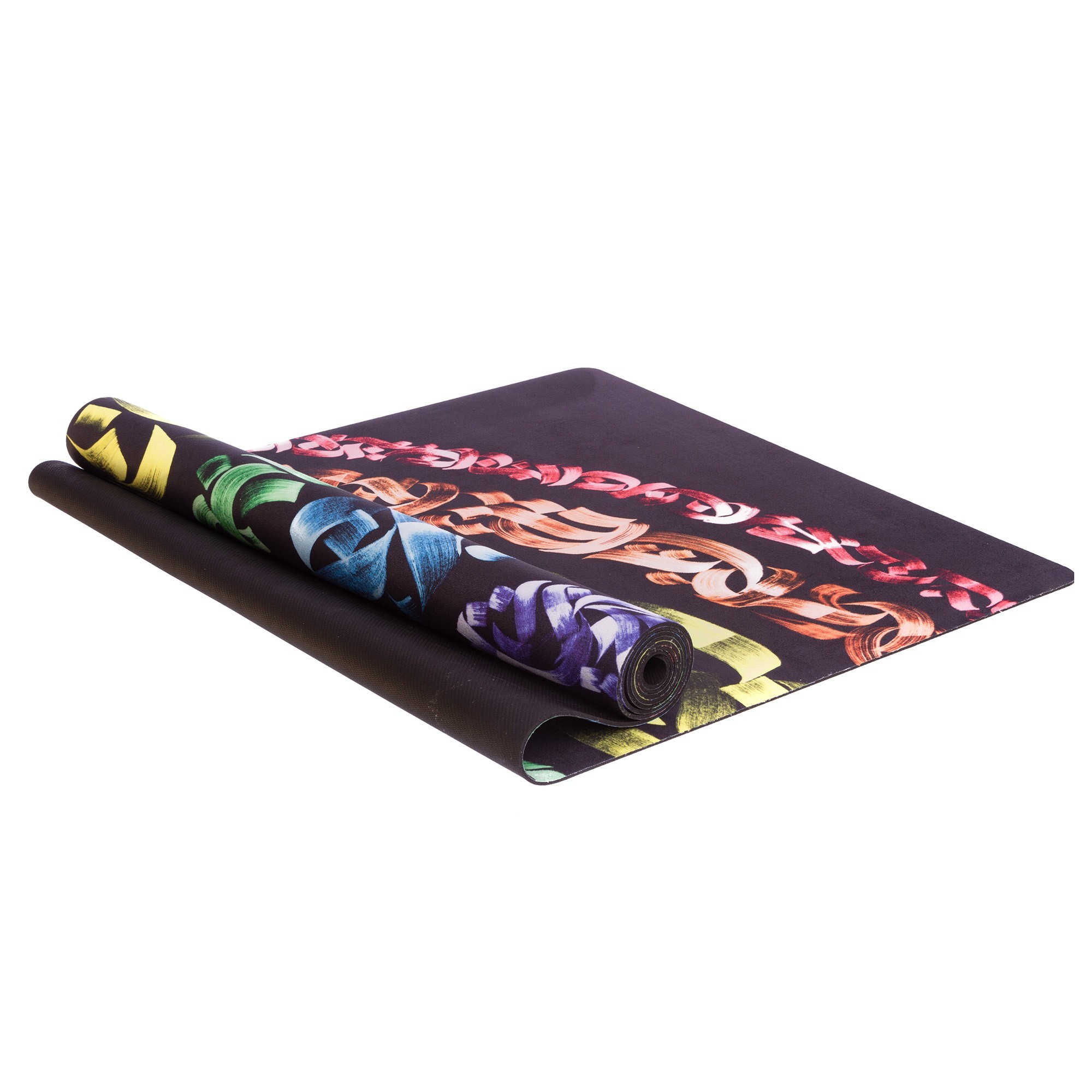 

Коврик для йоги Zelart Record Замшевый каучуковый двухслойный с принтом Радужный (FI-5662-55)