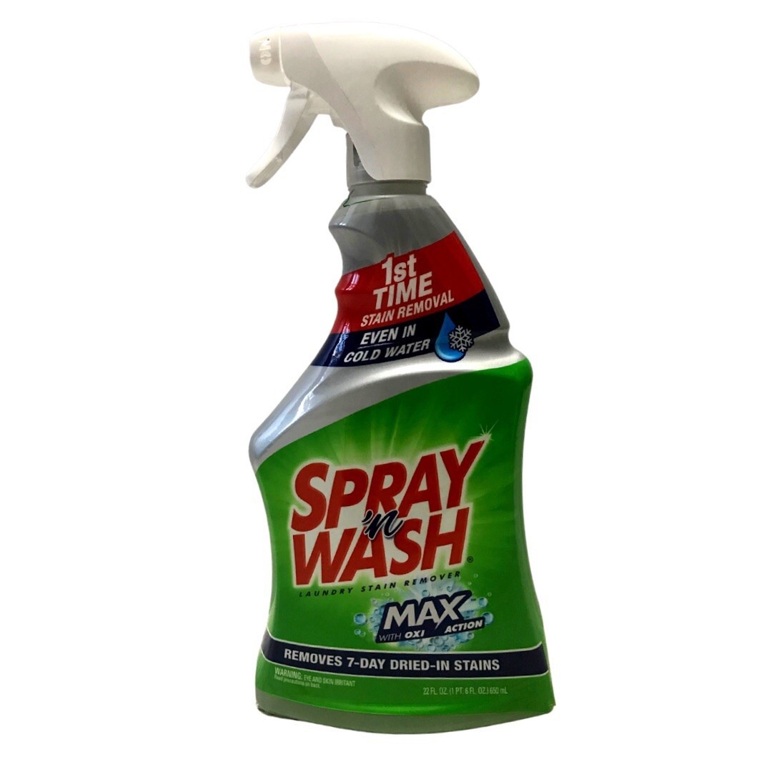 

Пятновыводитель SPRAY'N WASH MAX действие в холодной воде, 650 мл, Reckitt Benckiser