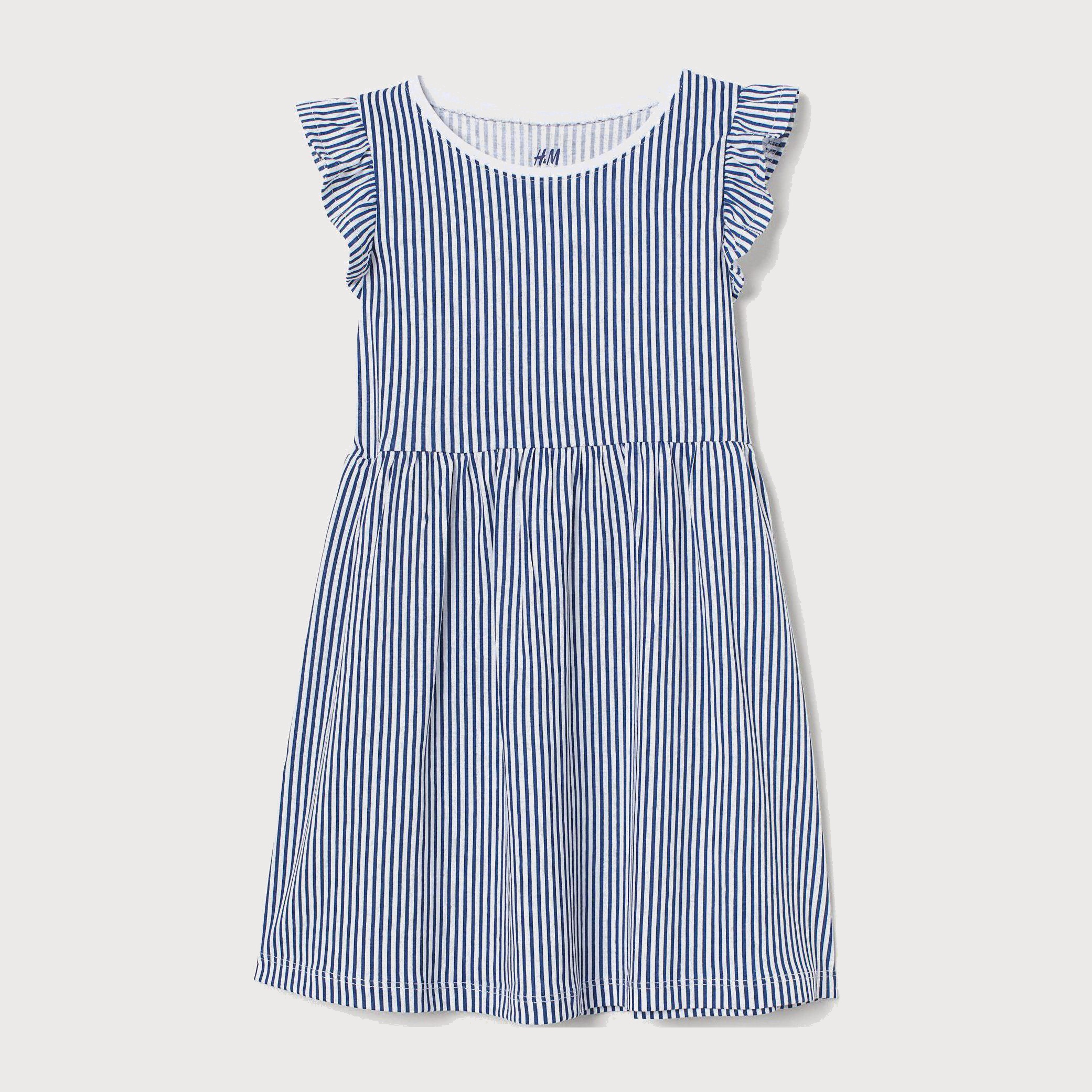 

Платье H&M 6201971-AARY 122-128 см Синее в белую полоску