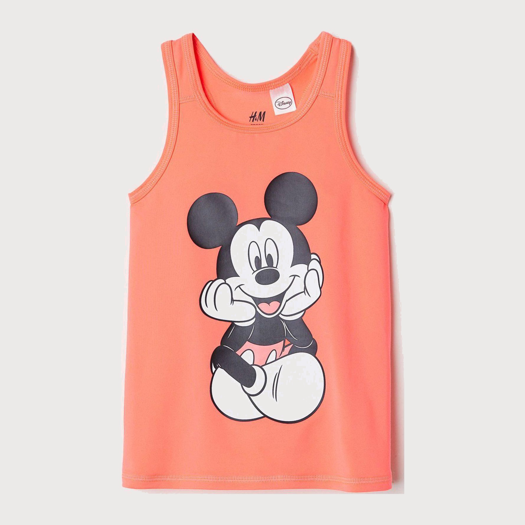 

Майка H&M 6198347-ABVK 158-164 см Ярко-розовая с принтом