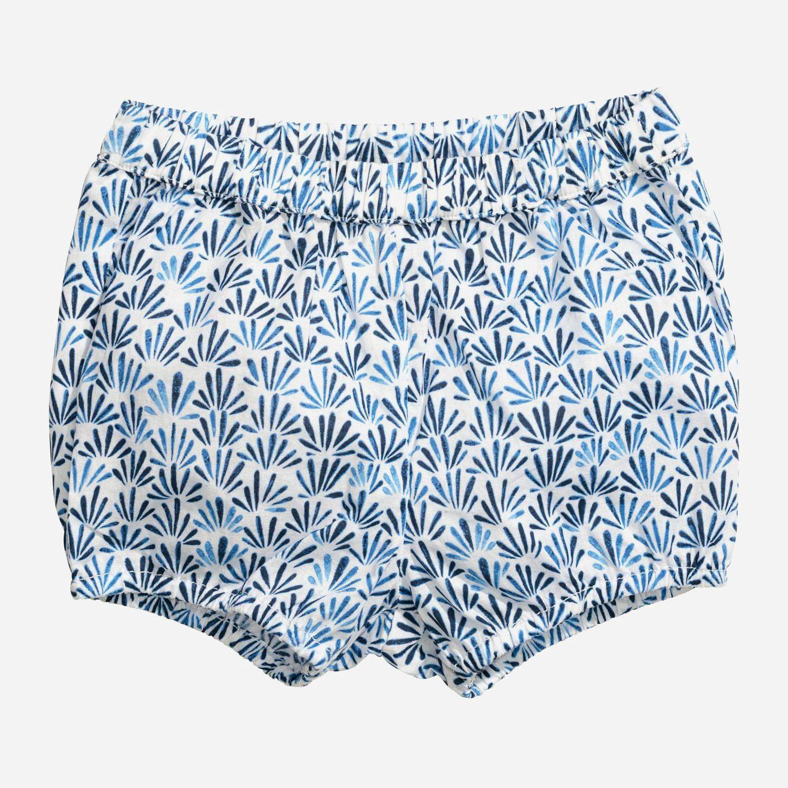 

Шорты H&M 6101807-AAXY 80 см Белые в узоры