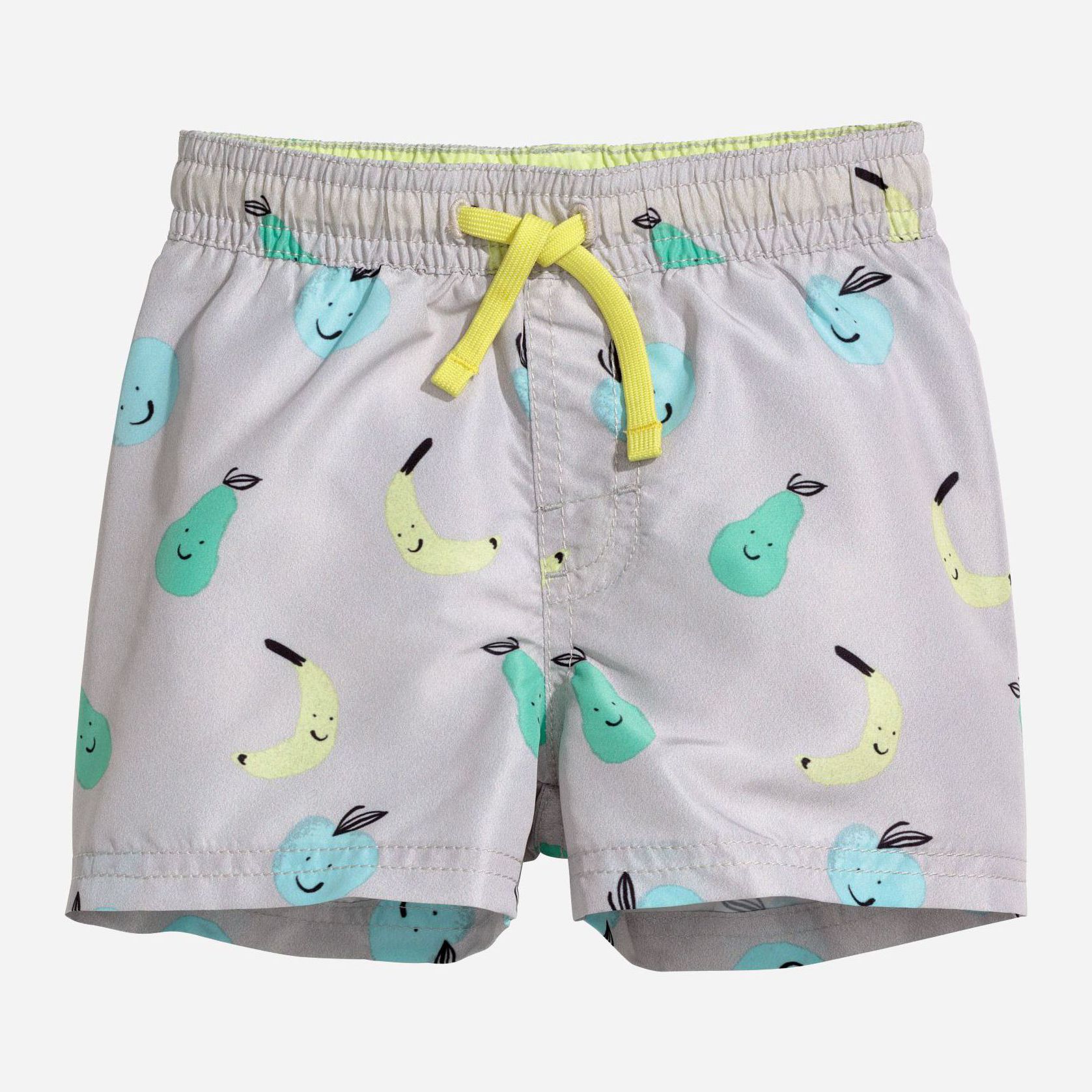 

Шорты H&M 6004027-AATN 62-68 см Серые в узоры