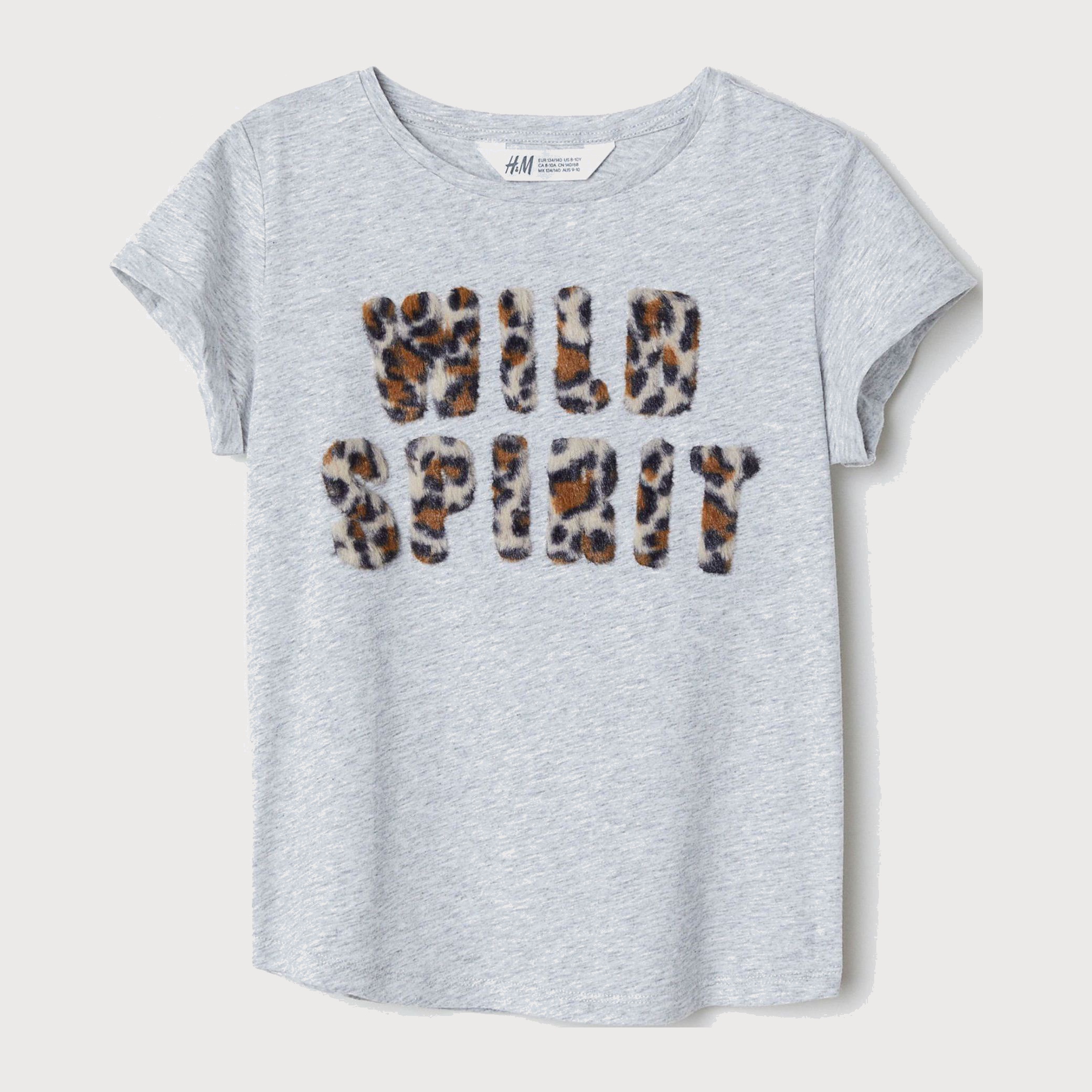 

Футболка H&M 5974717new-AAQS 146-152 см Серая с принтом