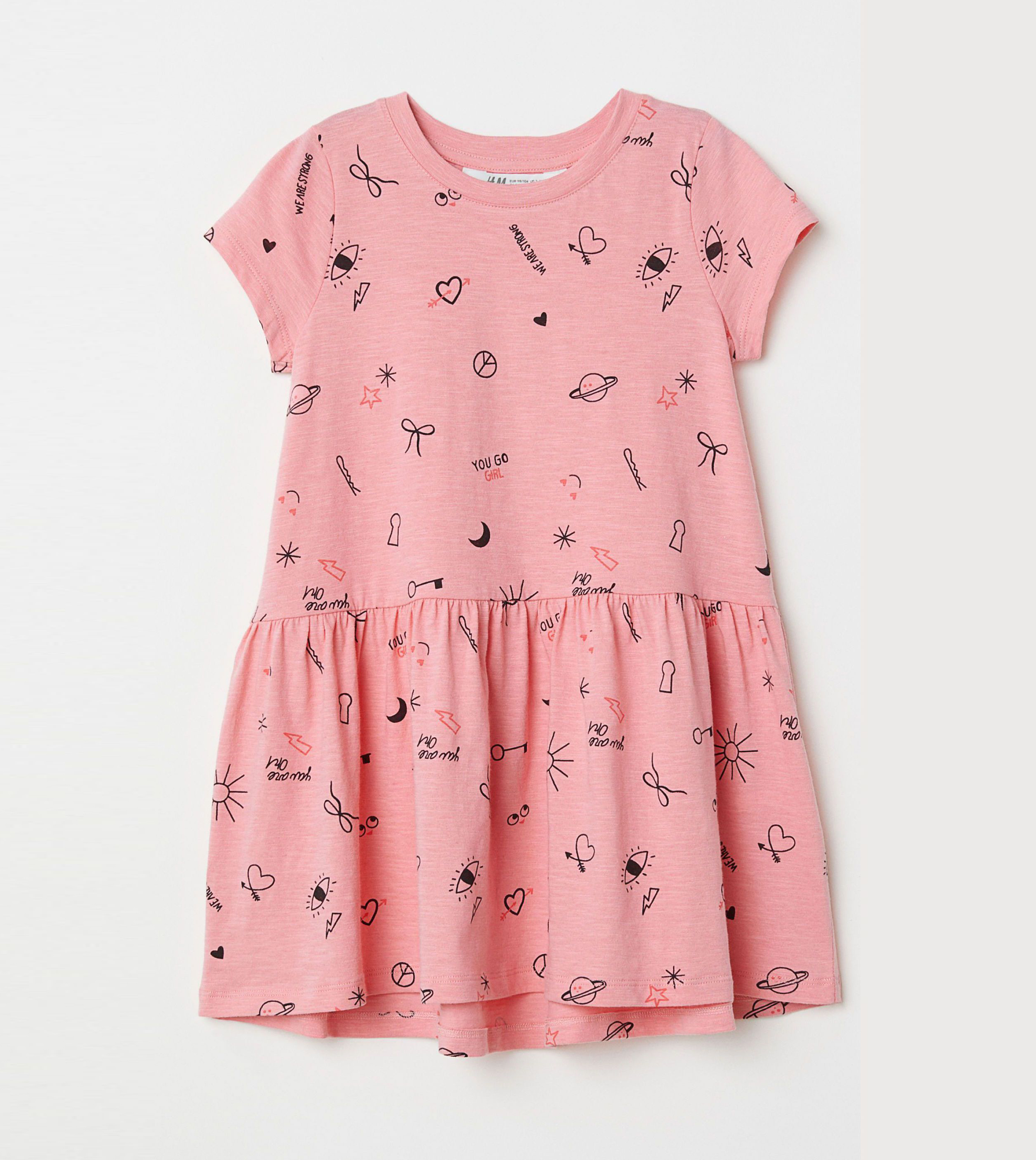 

Платье H&M 5920907-AASC 92 см Розовое в узоры