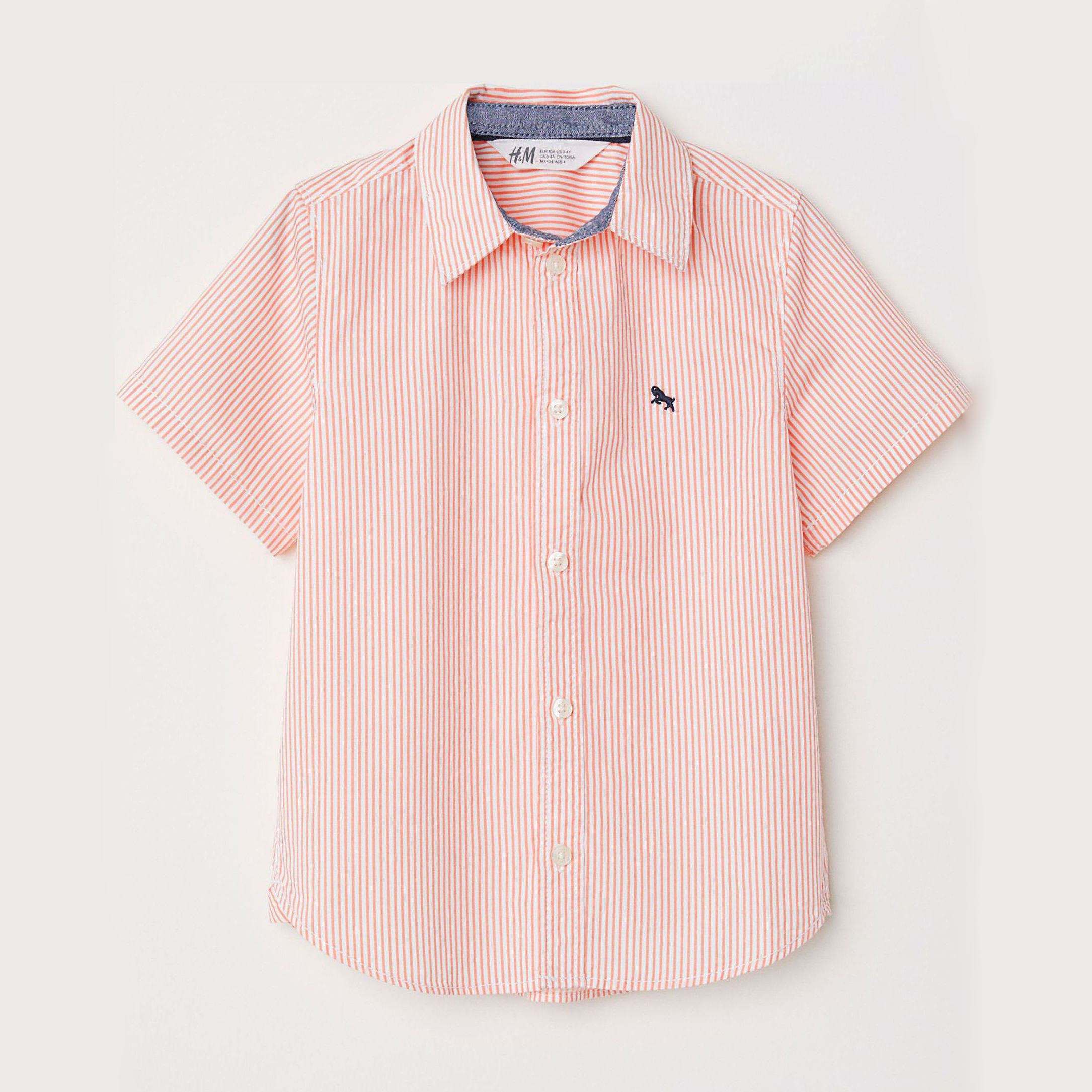 

Рубашка H&M 5842777-ACSI 98 см Белая в оранжевую полоску (DD3000000649787)