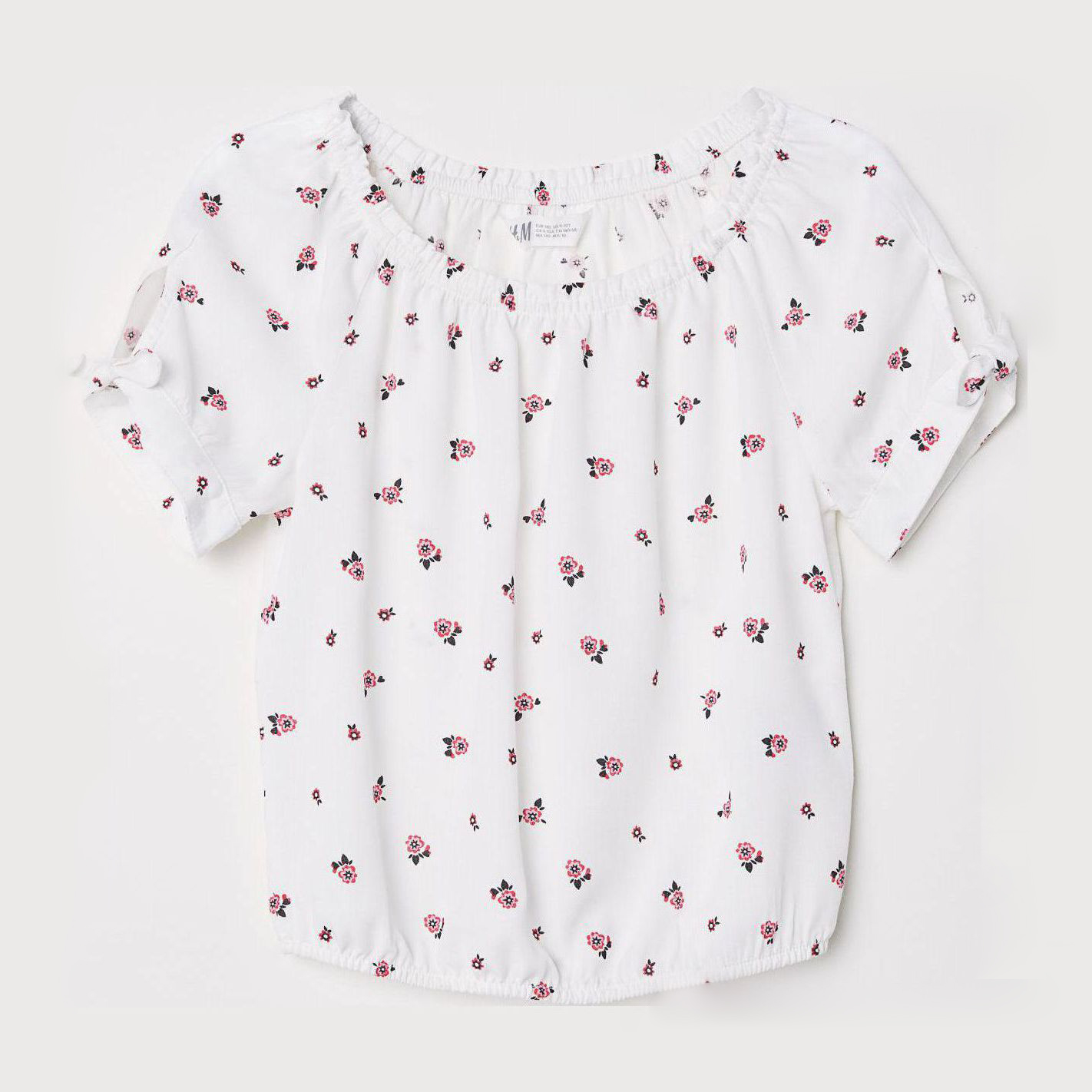 

Блуза H&M 5793667-ADFA 158 см Белая в цветы (DD3000003357573)