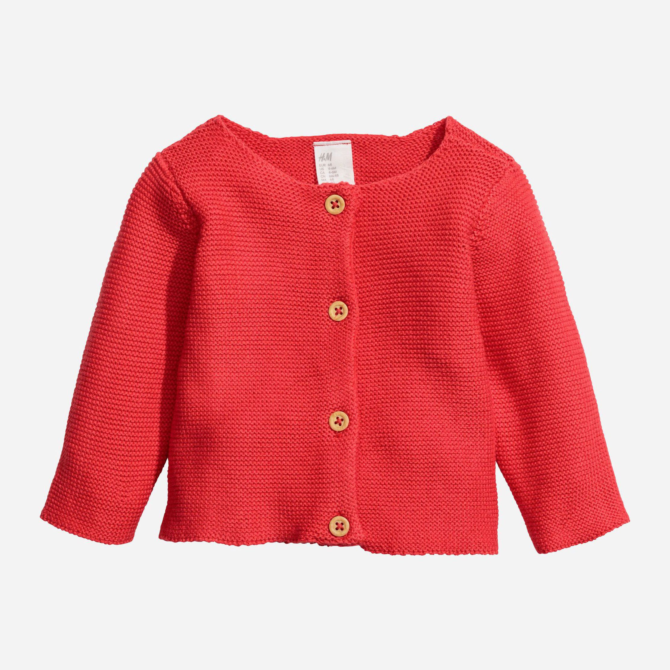 

Кардиган H&M 5738527-ACVF 80 см Красный