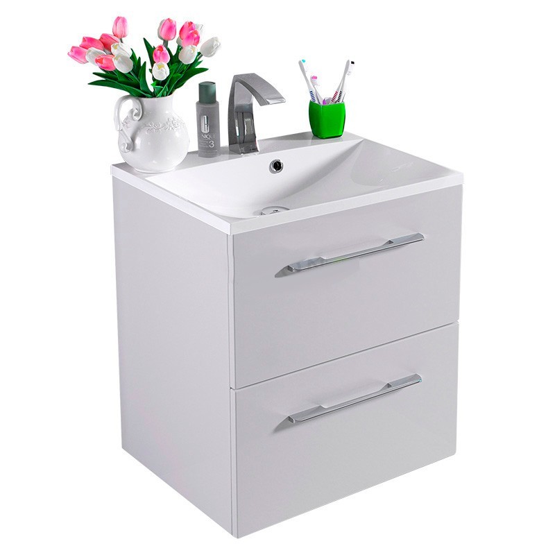 

Тумба Fancy Marble Santorini 60 с раковиной Amelia 600 Белый