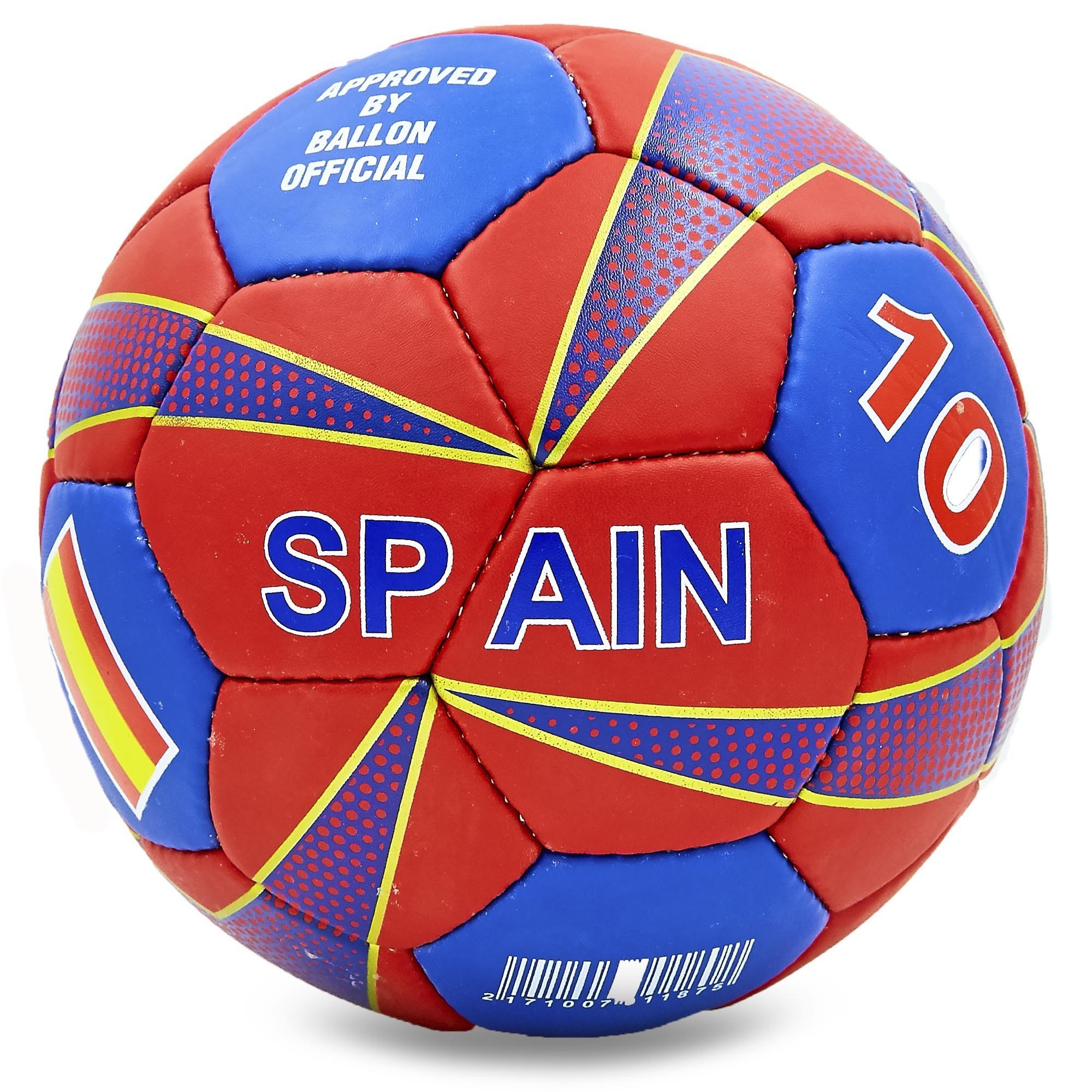 

Мяч футбольный Spain, красно-сине-фиолетовый, не ламинированный (FB-0047-753)
