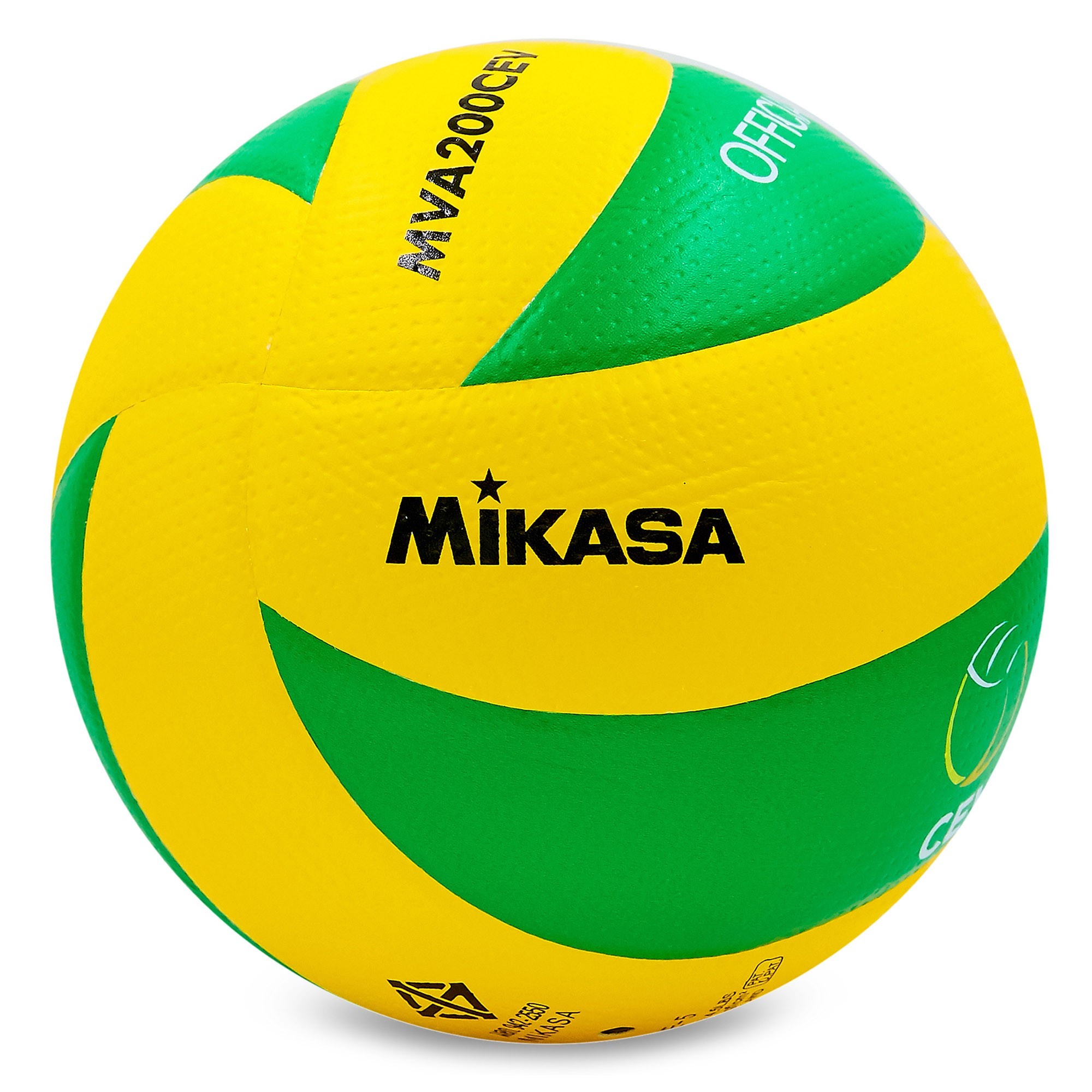 

Мяч волейбольный Клееный PU MIKASA (PU, №5, 5 сл.), клееный (MVA-200CEV)