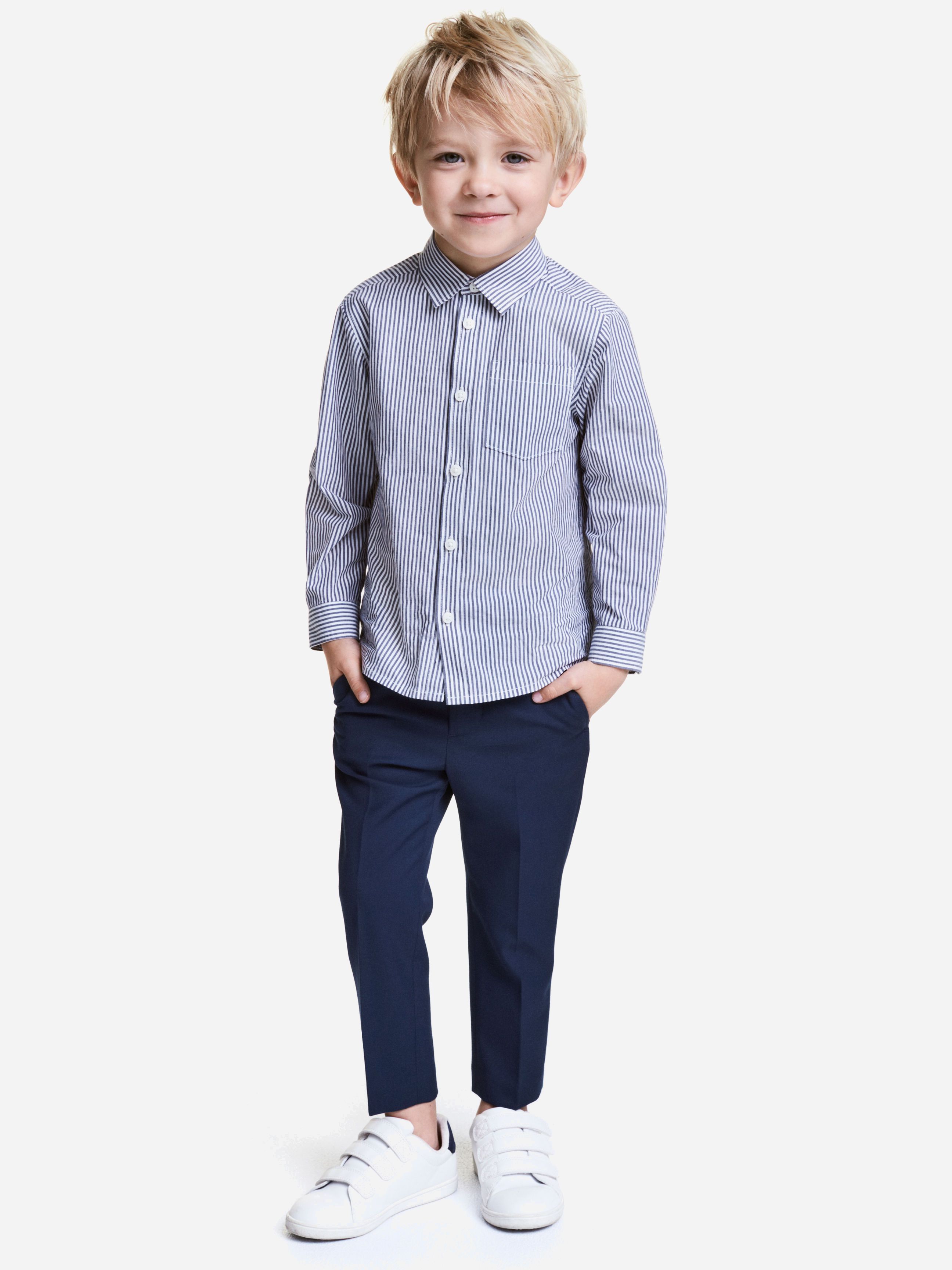 

Брюки H&M 4606095-AAQJ 134 см Темно-синие