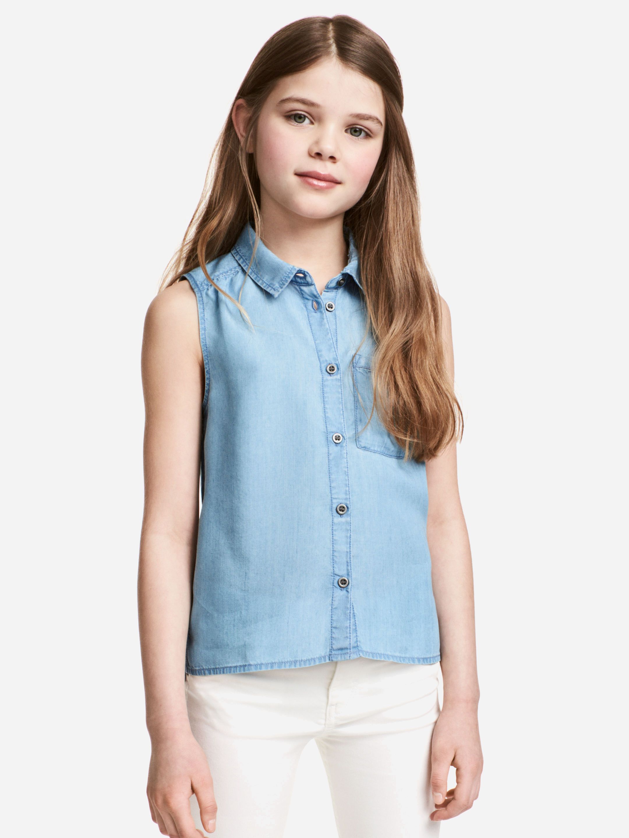 

Блуза H&M 4572265-ACUP 164 см Голубая