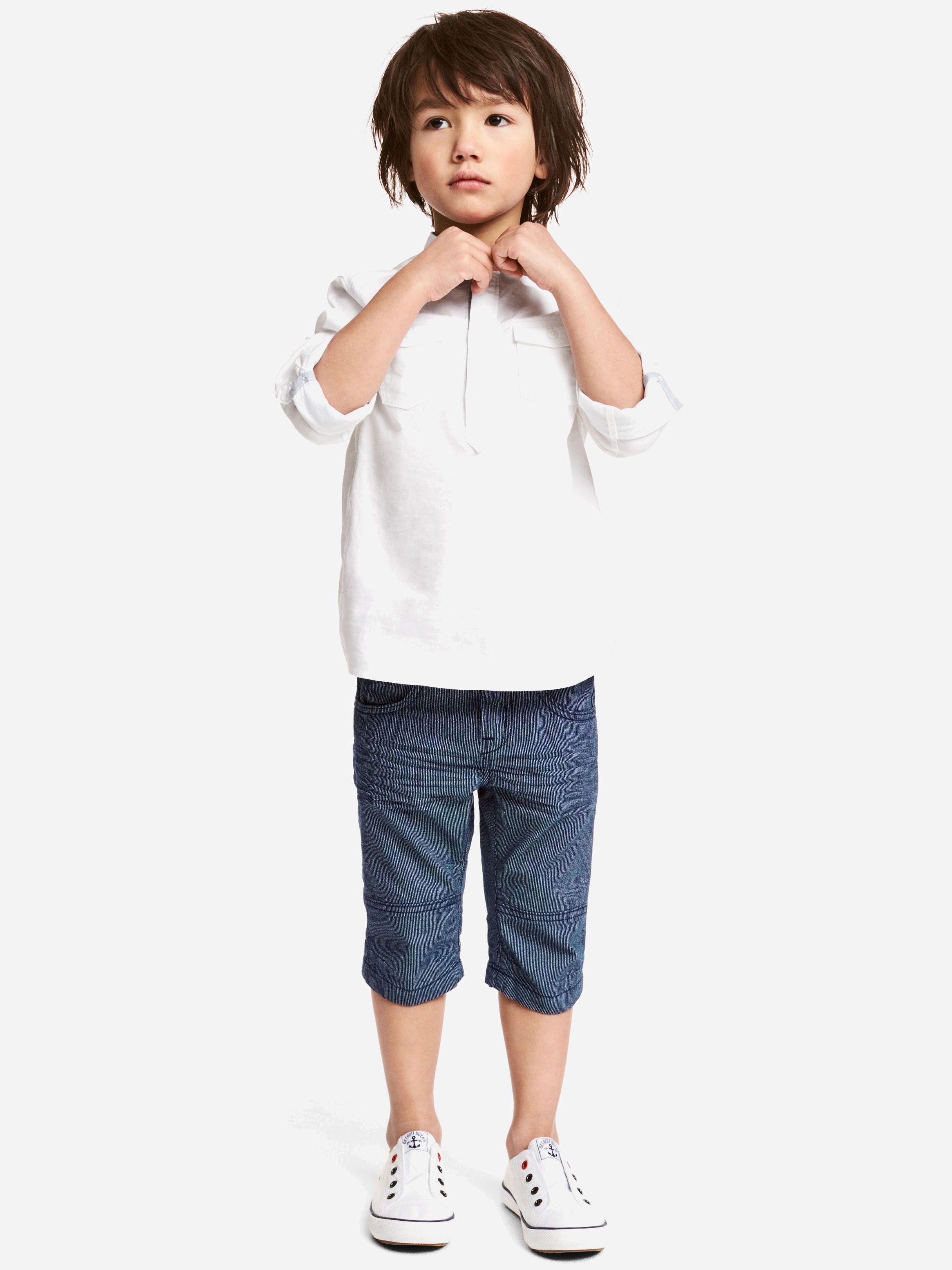 

Шорты H&M 4569125-ABCU 104 см Синий/Белый