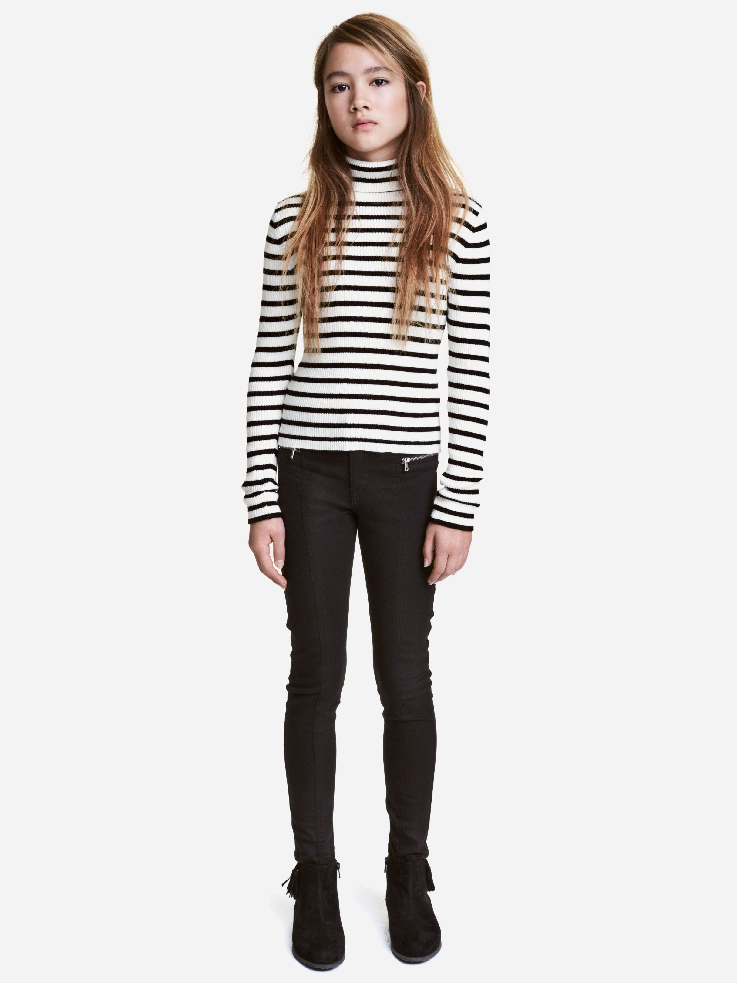 

Джеггинсы H&M 4077404-AAAD 164 см Черные
