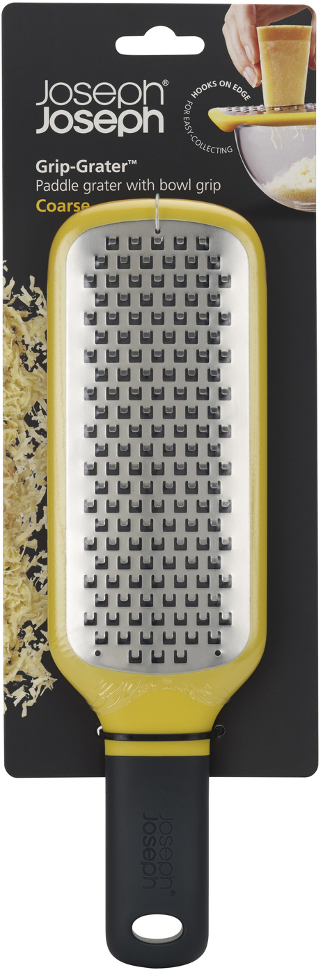 

Терка с выемкой для миски Joseph Joseph Gripgrater желтый
