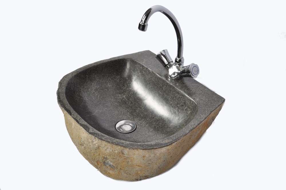 

Кам'яна раковина RIVER STONE Industar s20-2364-1 45 х 40 см Асиметрична