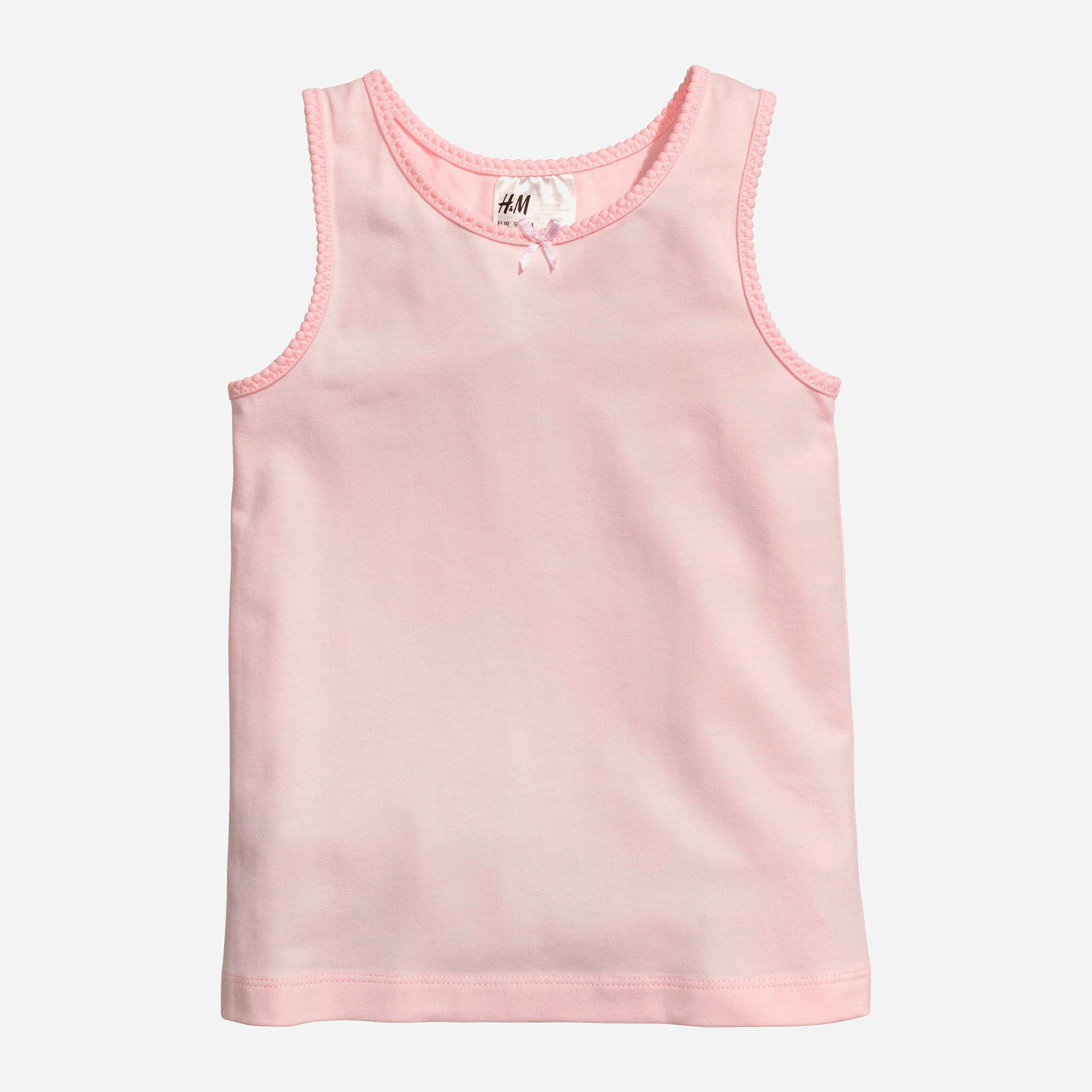 

Майка H&M 3419094-ACWG 98-104 см Розовая
