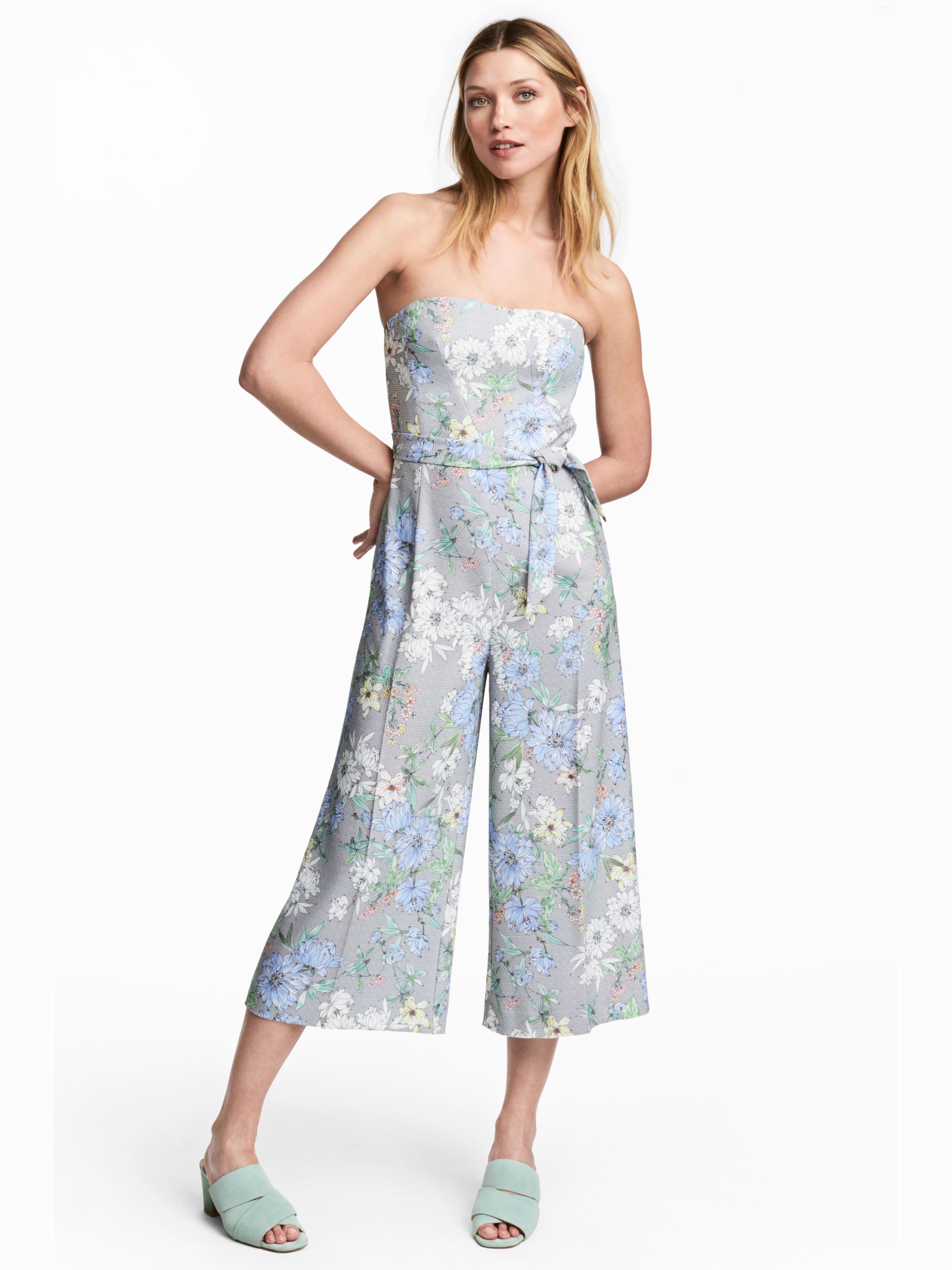

Комбинезон H&M 4798235-ABBT 44 Серый с разноцветным