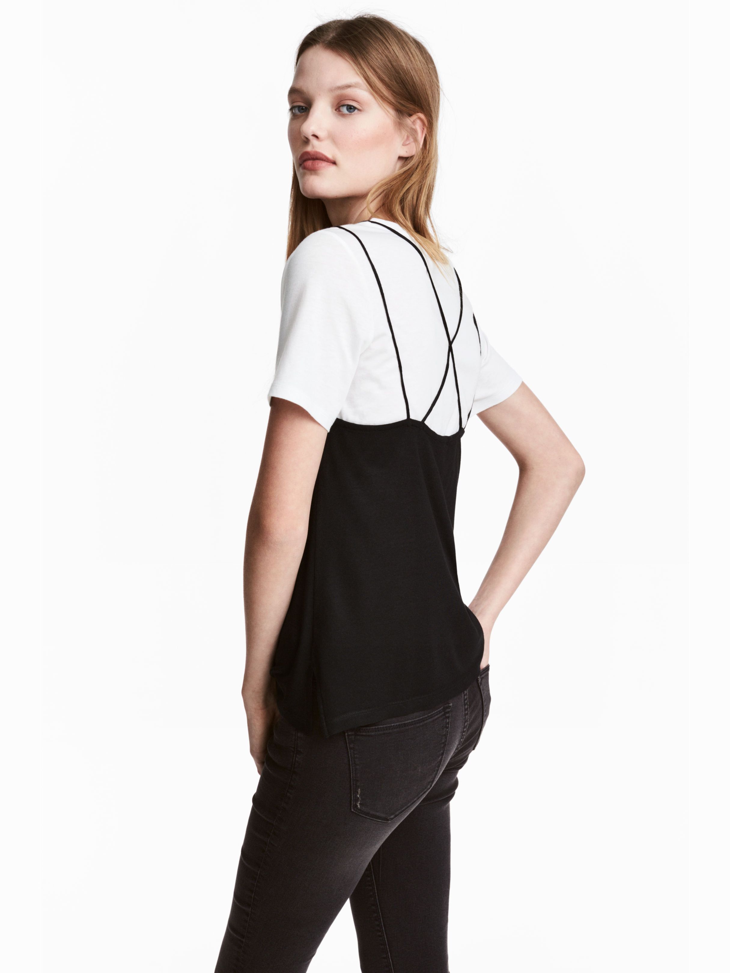 

Майка H&M 5125585-AAAD XL Черная