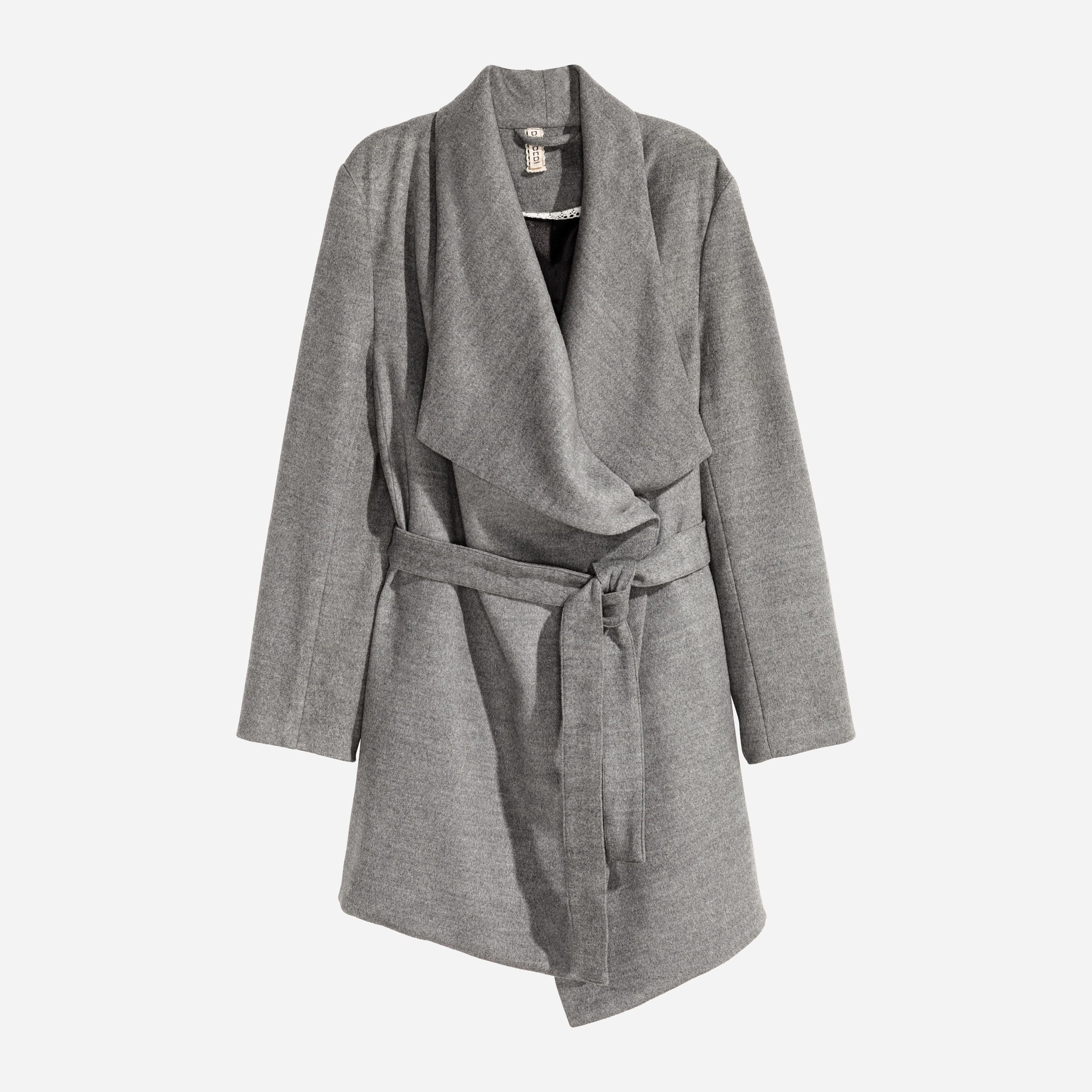 

Пальто H&M 4371506-ABKU 36 Серое