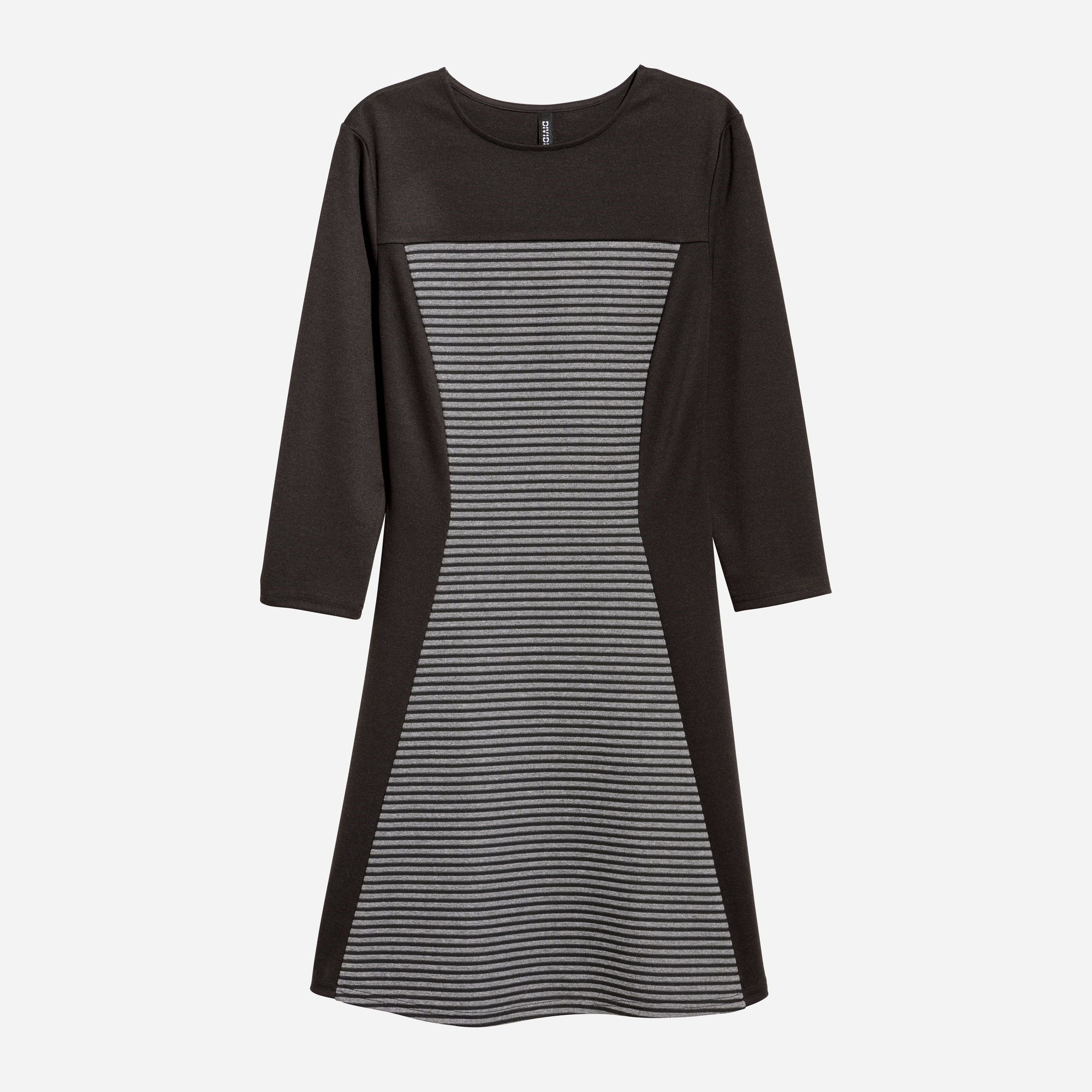 

Платье H&M 4332526-AANT 46 Черно-серое