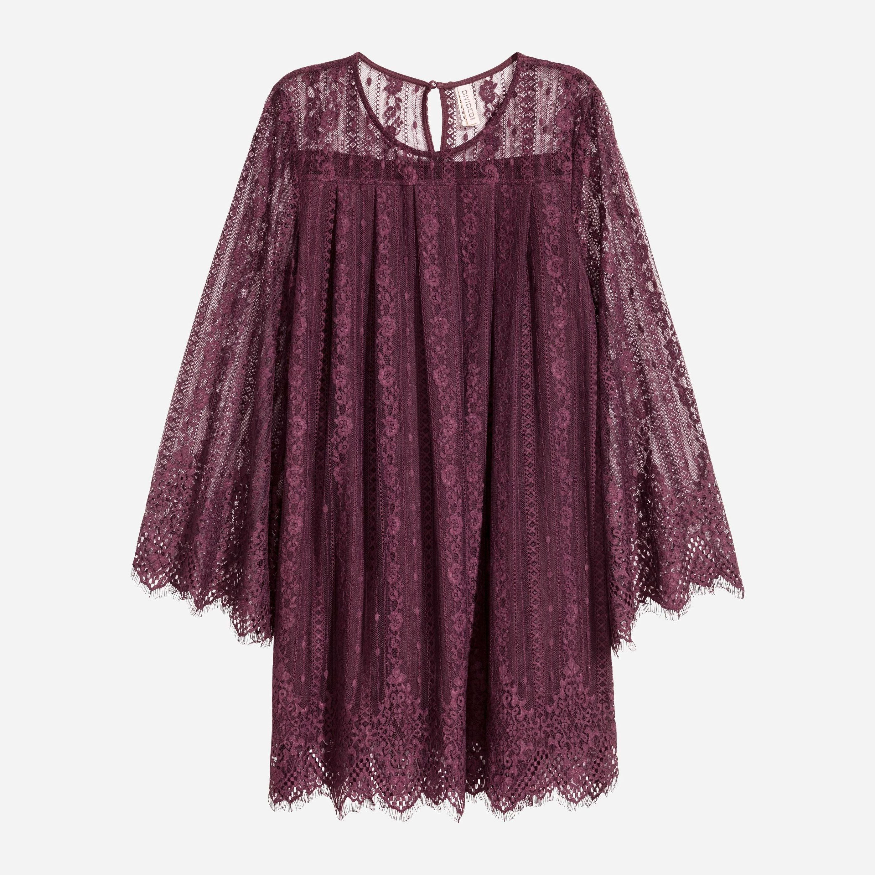 

Платье H&M 4242386-ACXF 44 Сливовое