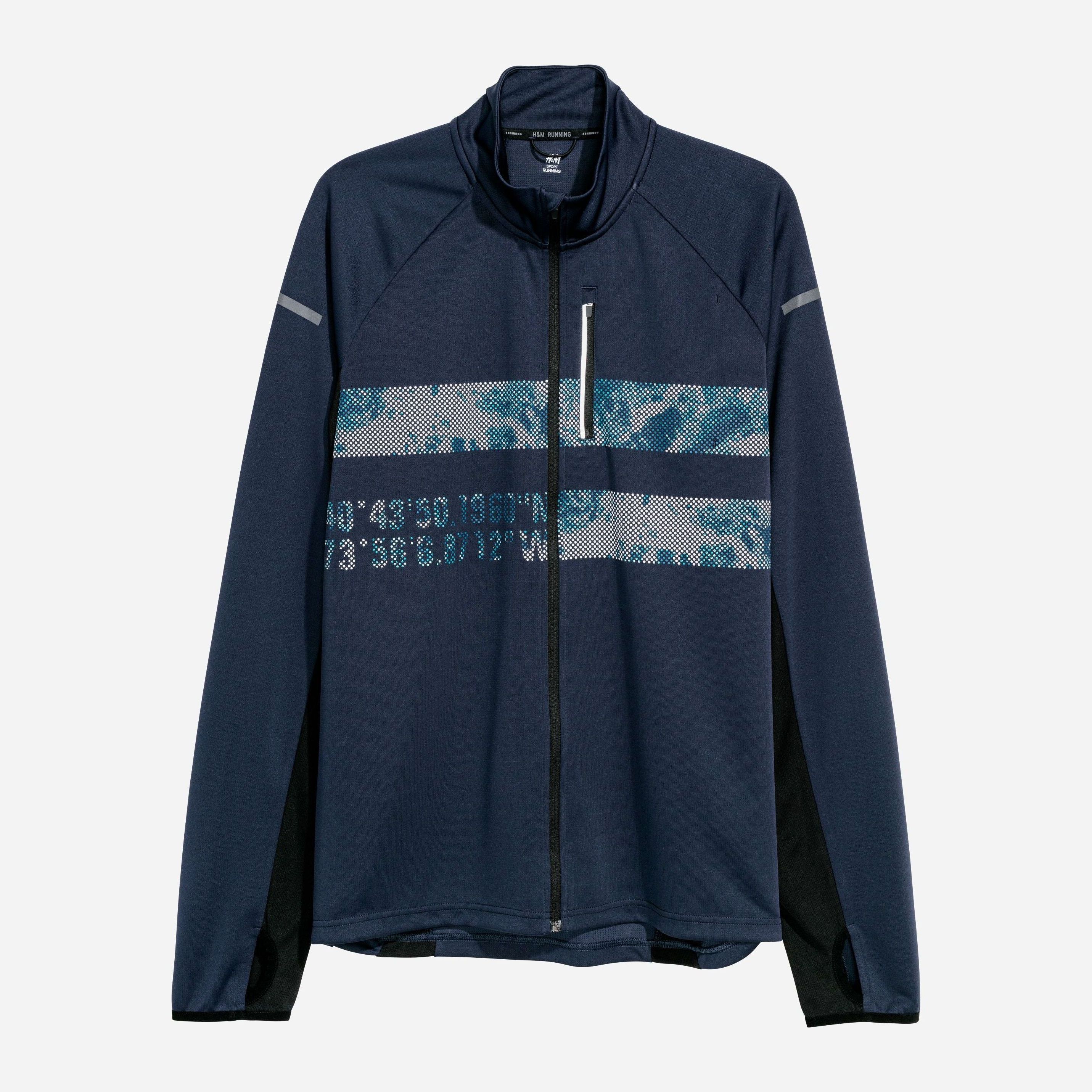 

Спортивная кофта H&M 5841287-ACYP M Синяя с черным