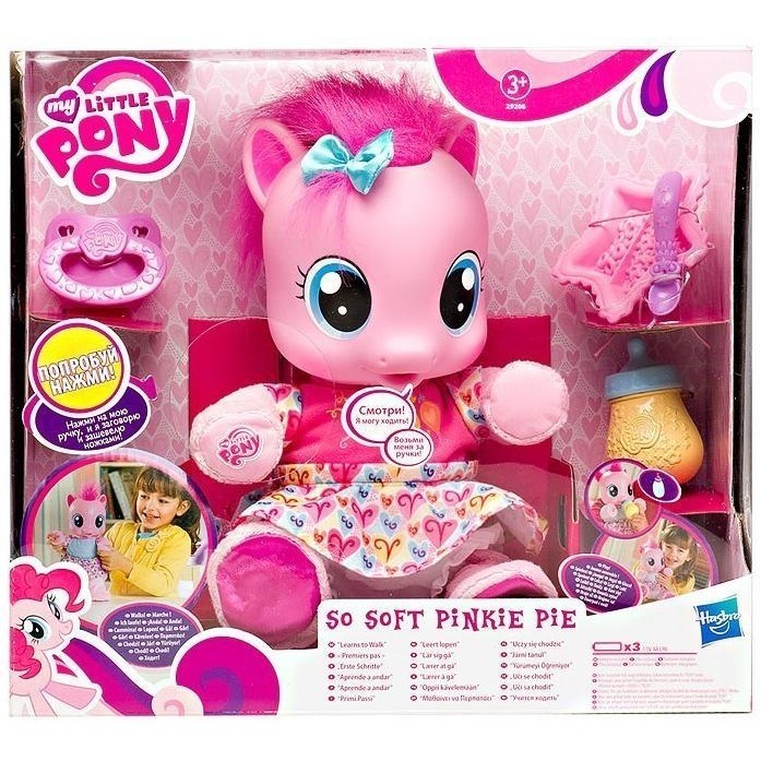 

Интерактивная игрушка Hasbro Пони Малютка Пинки Пай Учимся ходить на русском языке My Little Pony Pinkie Pie (29208)