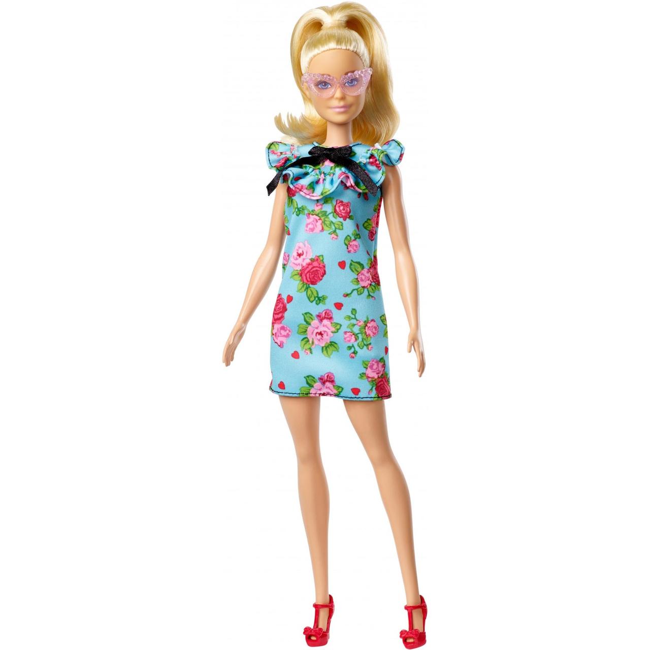 

Кукла Mattel Барби Модница в платье цветочный принт Barbie Fashionistas Retro Garden Party Doll (FJF52)