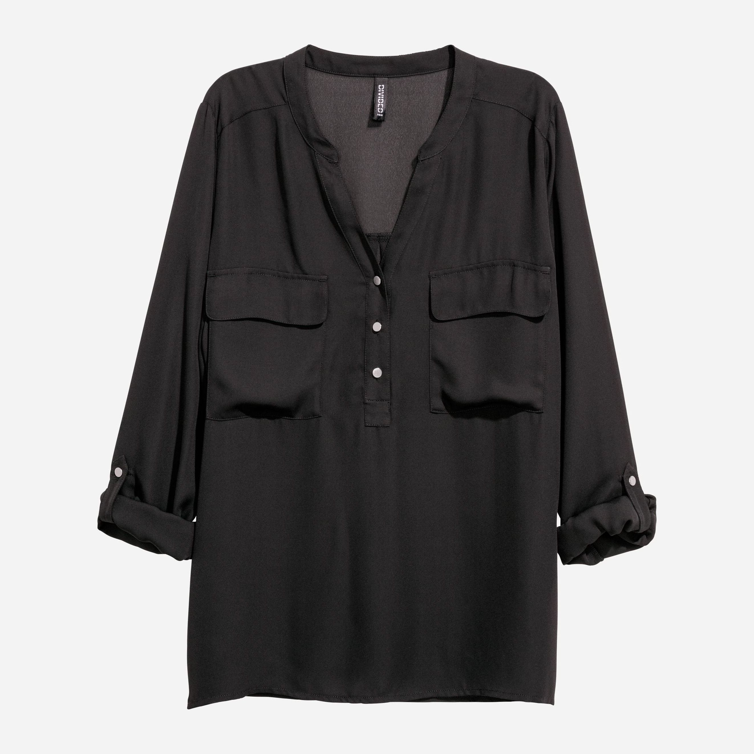 

Блузка H&M 5806747-AAAD 46 Черная