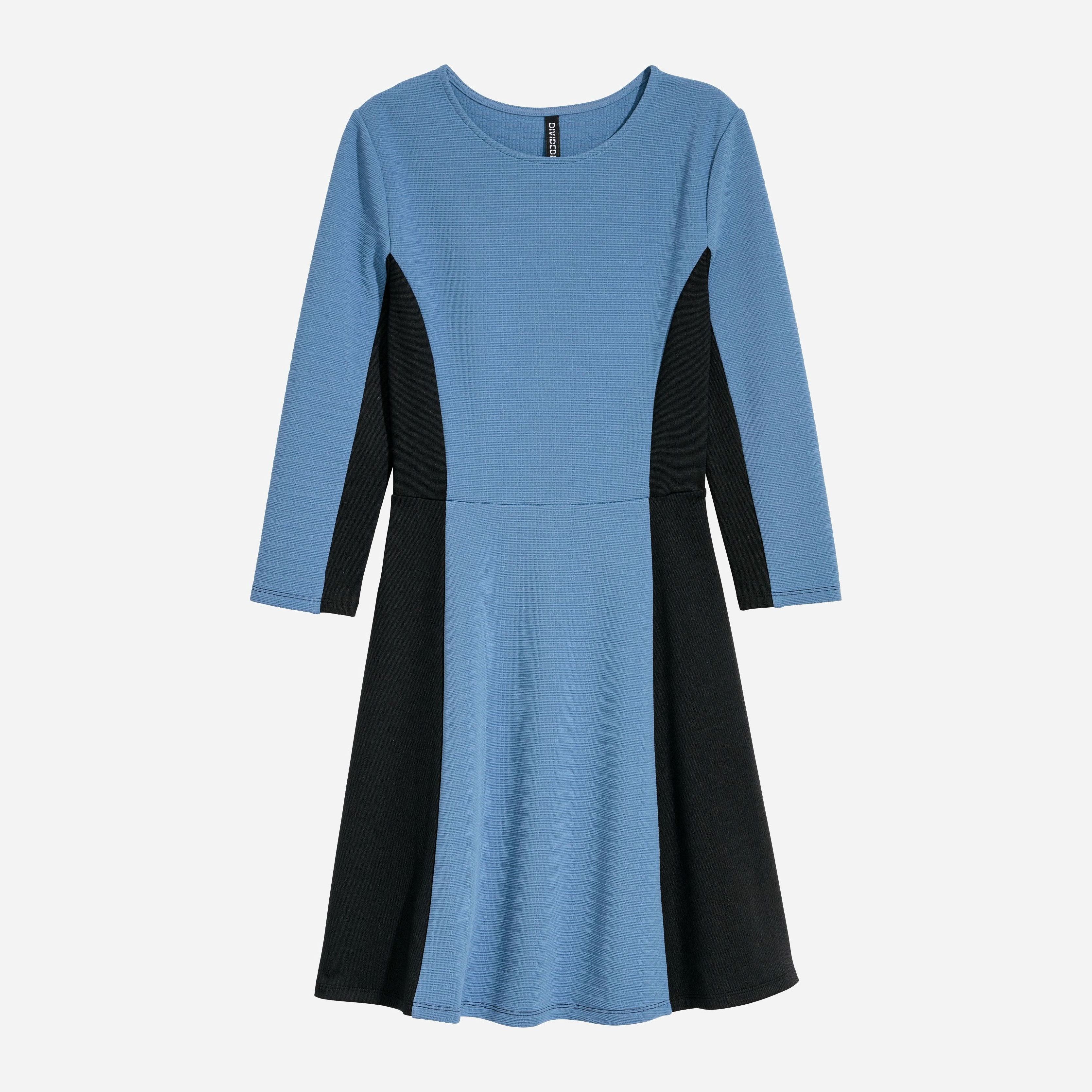 

Платье H&M 5784307-AAVP 34 Черное с синим