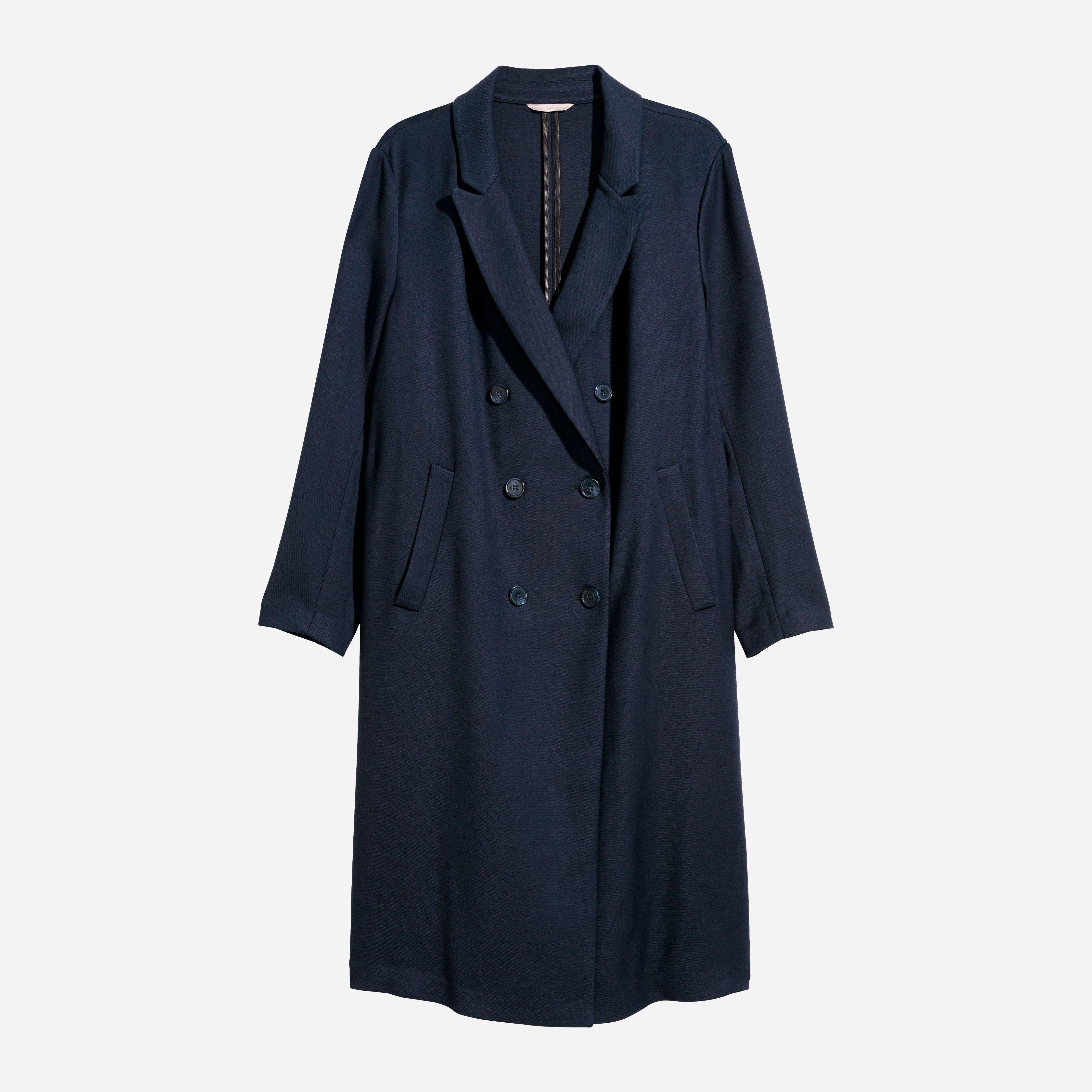 

Пальто H&M 5779497-AAQJ 54 Темно-синее