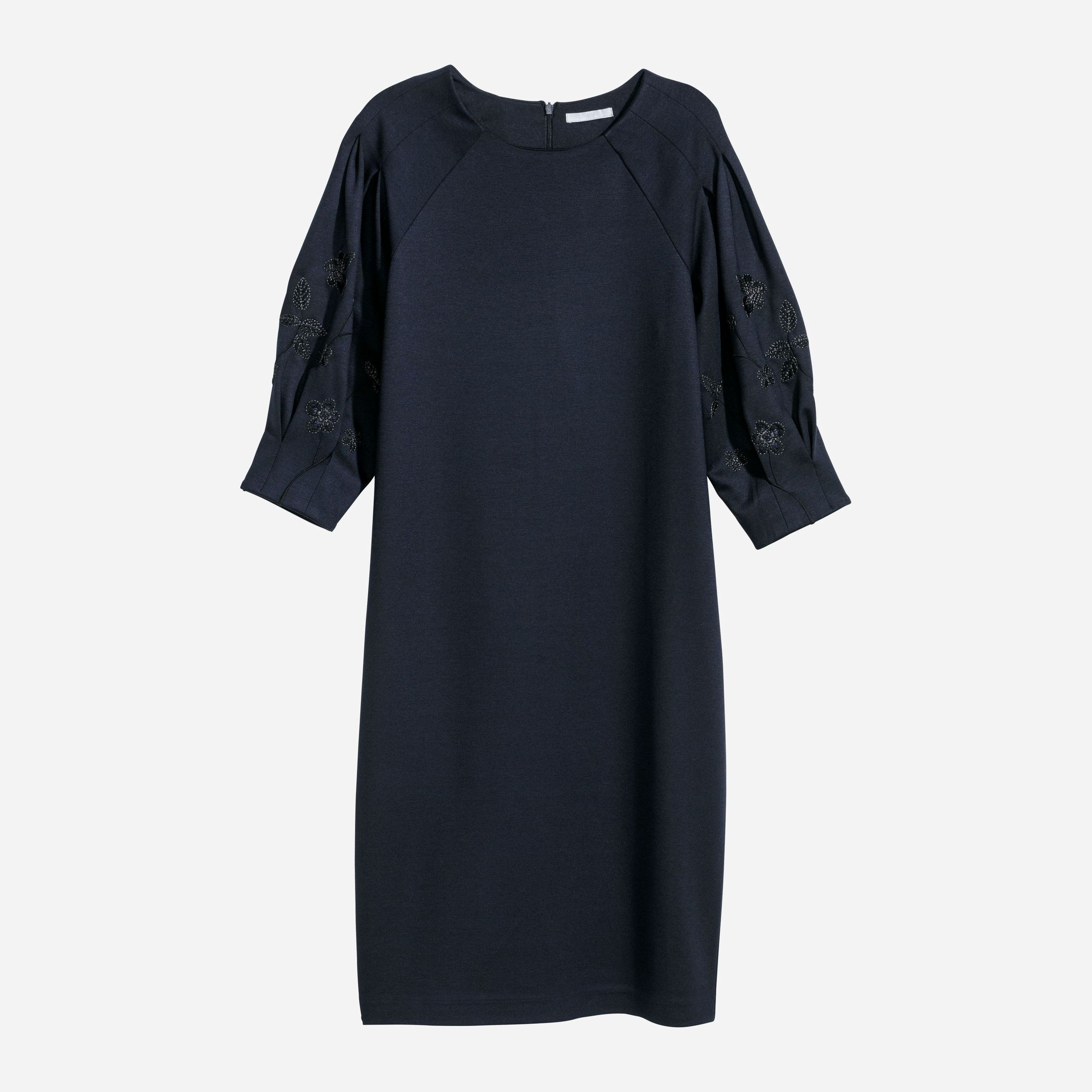 

Платье H&M 5663636-AARR S Темно-синее