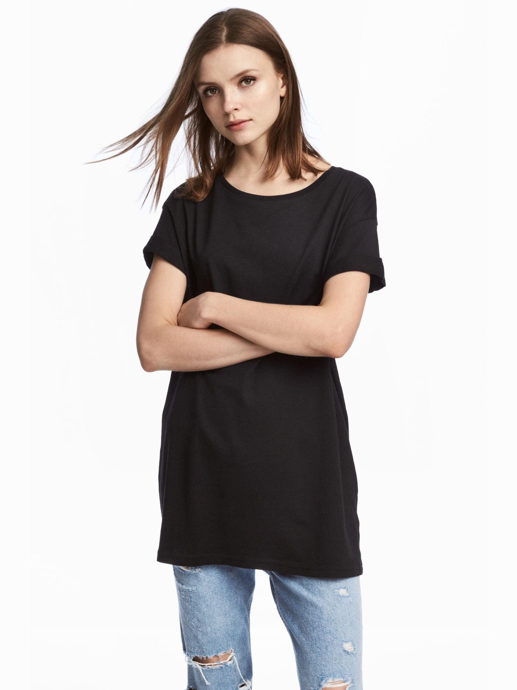 

Футболка H&M 2406703-z-AAAD S Черная