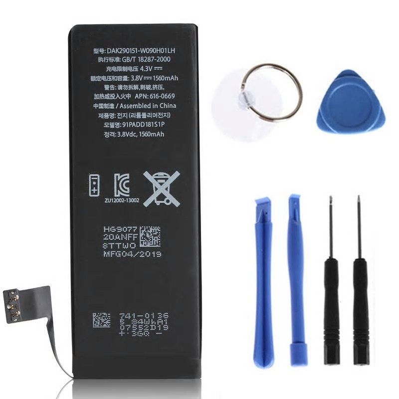 

Акумулятор для iPhone 5S 1560 mAh DESAY + набір для заміни аккумулятора