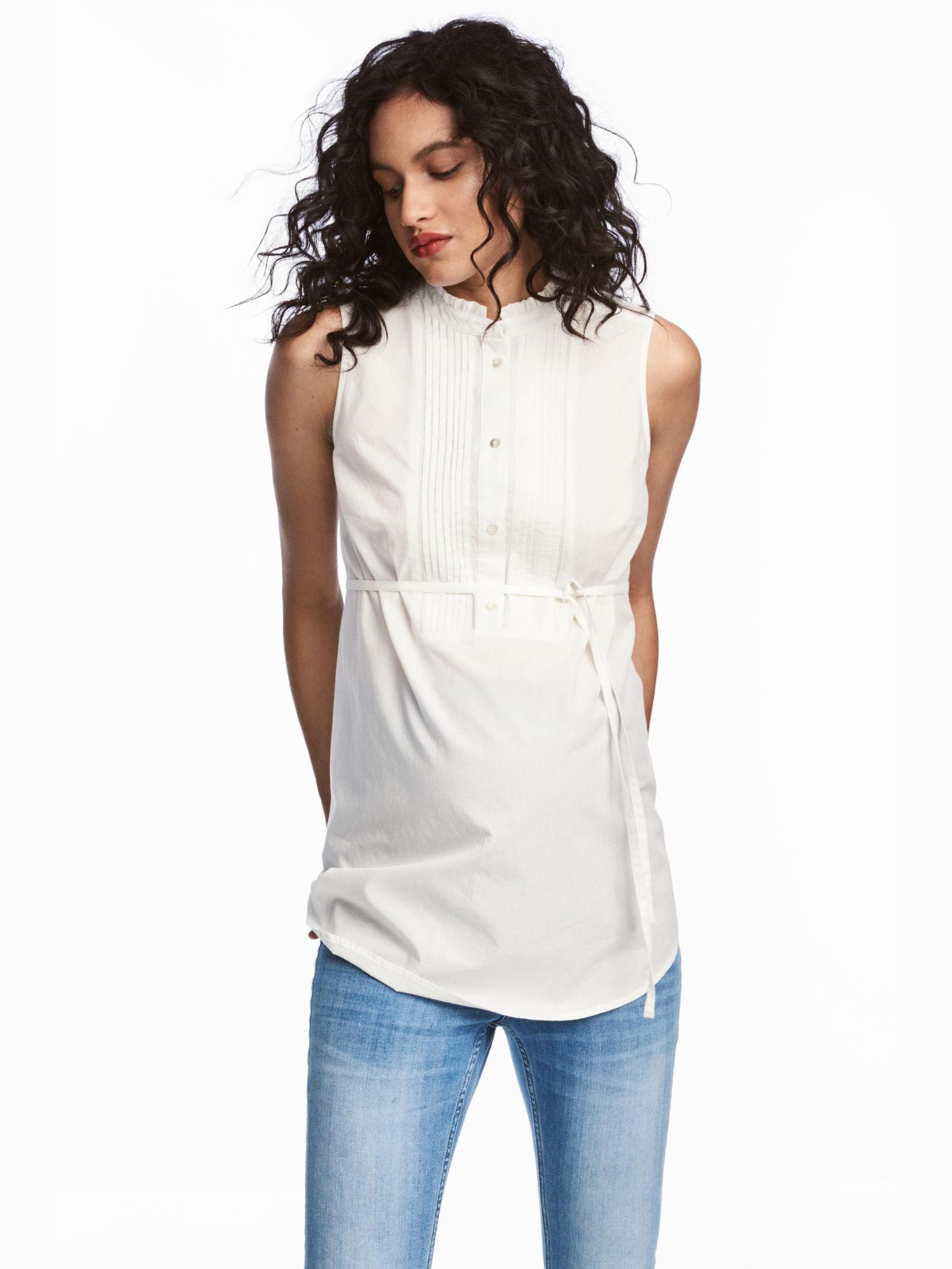 

Блузка для беременных H&M Mama 4855919-ACTS L Белая