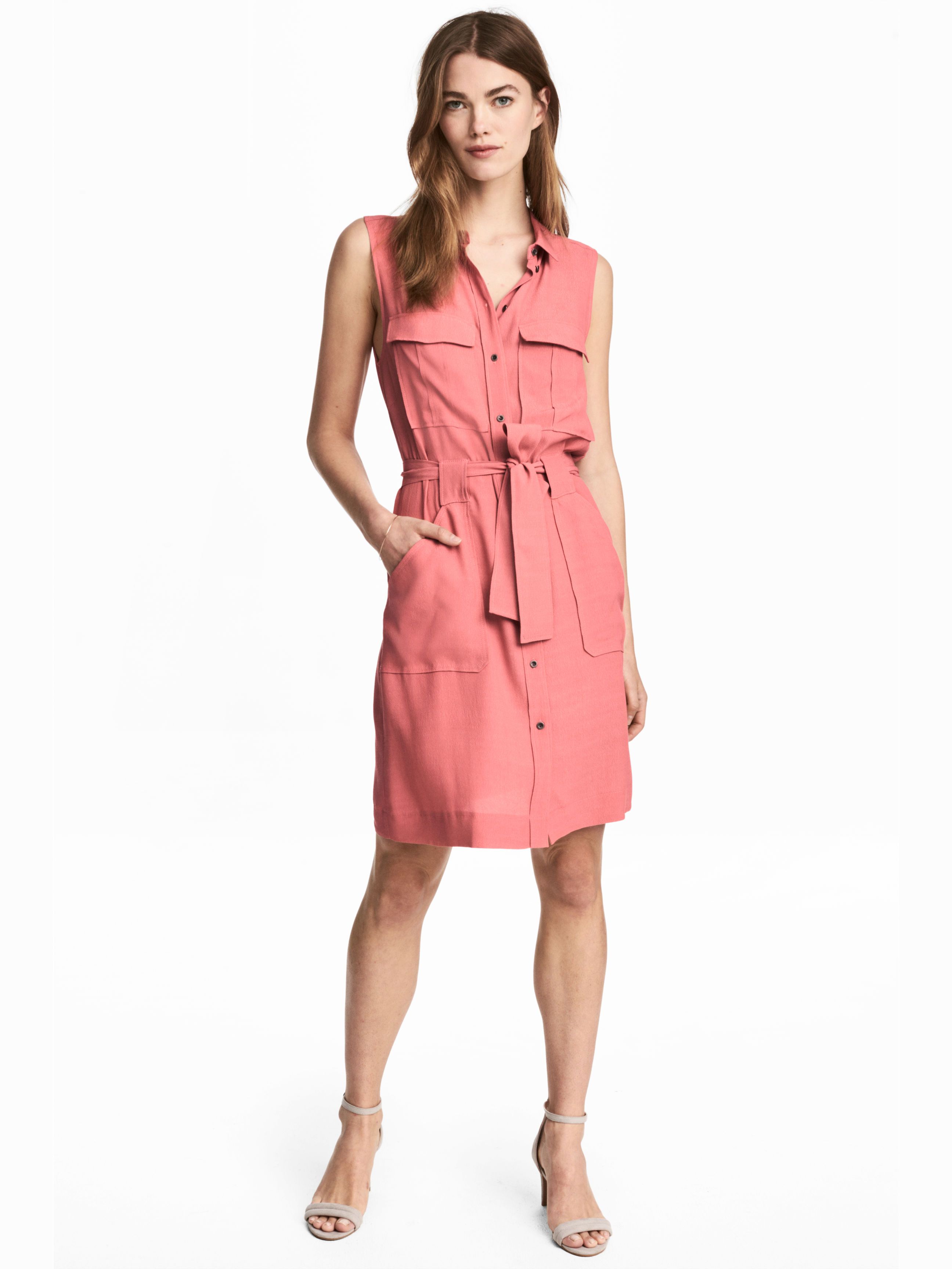 

Платье H&M 4786505-ACUH 36 Бледно-розовое