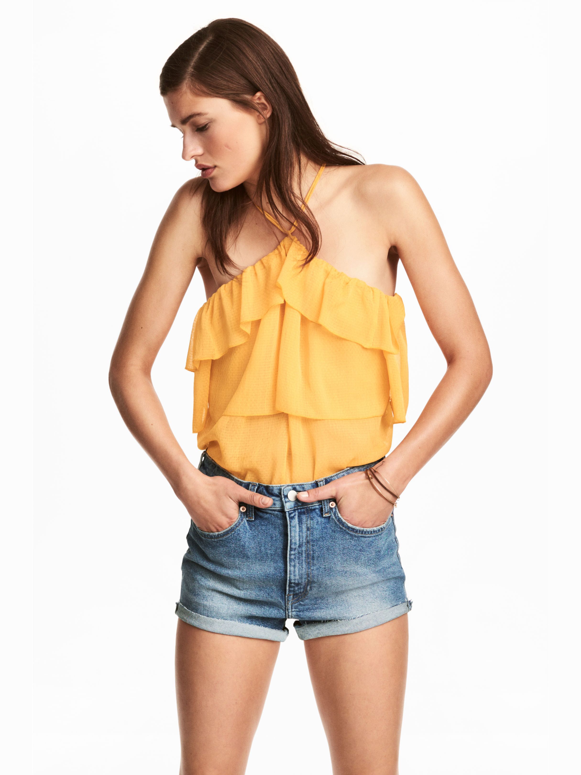 

Топ H&M 4978065-ACUU 40 Желтый