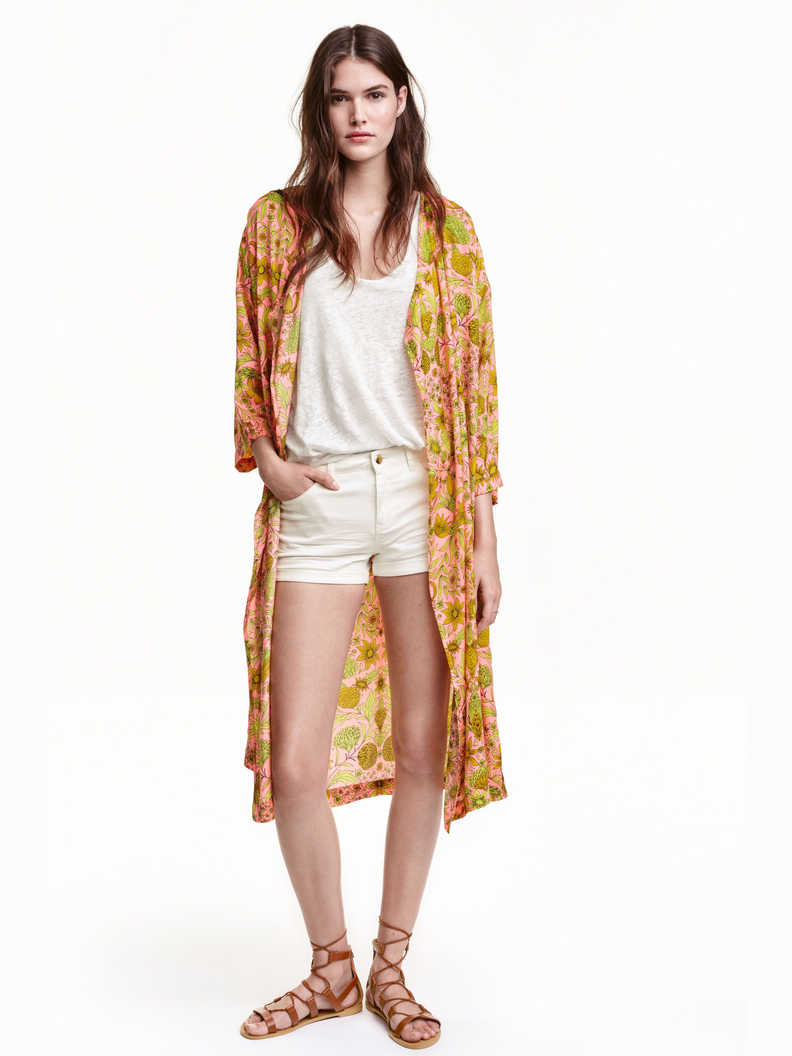 

Накидка H&M 4002104-ABCD XS Розовая с разноцветным