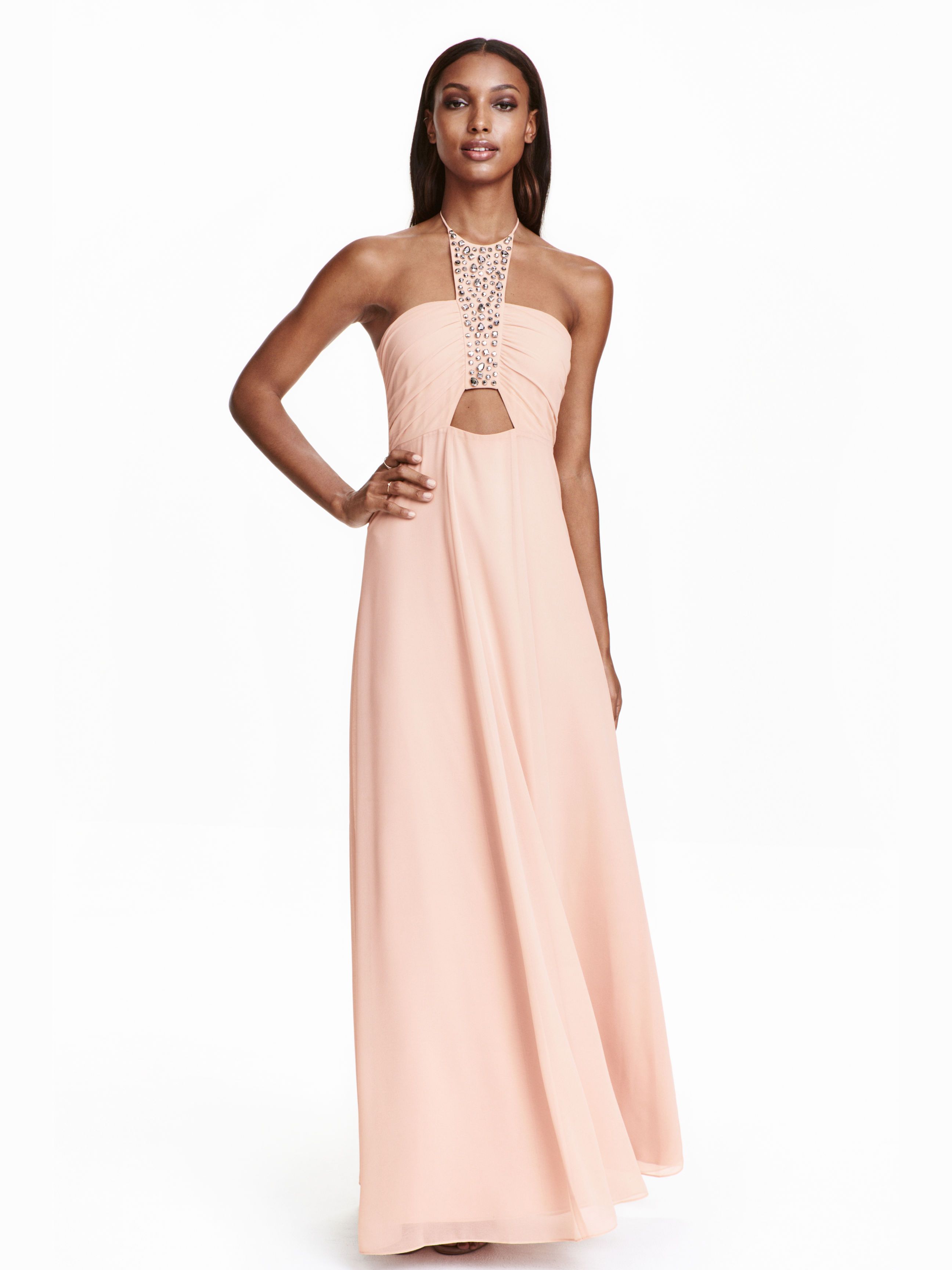 

Платье H&M 3931323-ACUH 42 Бледно-розовое