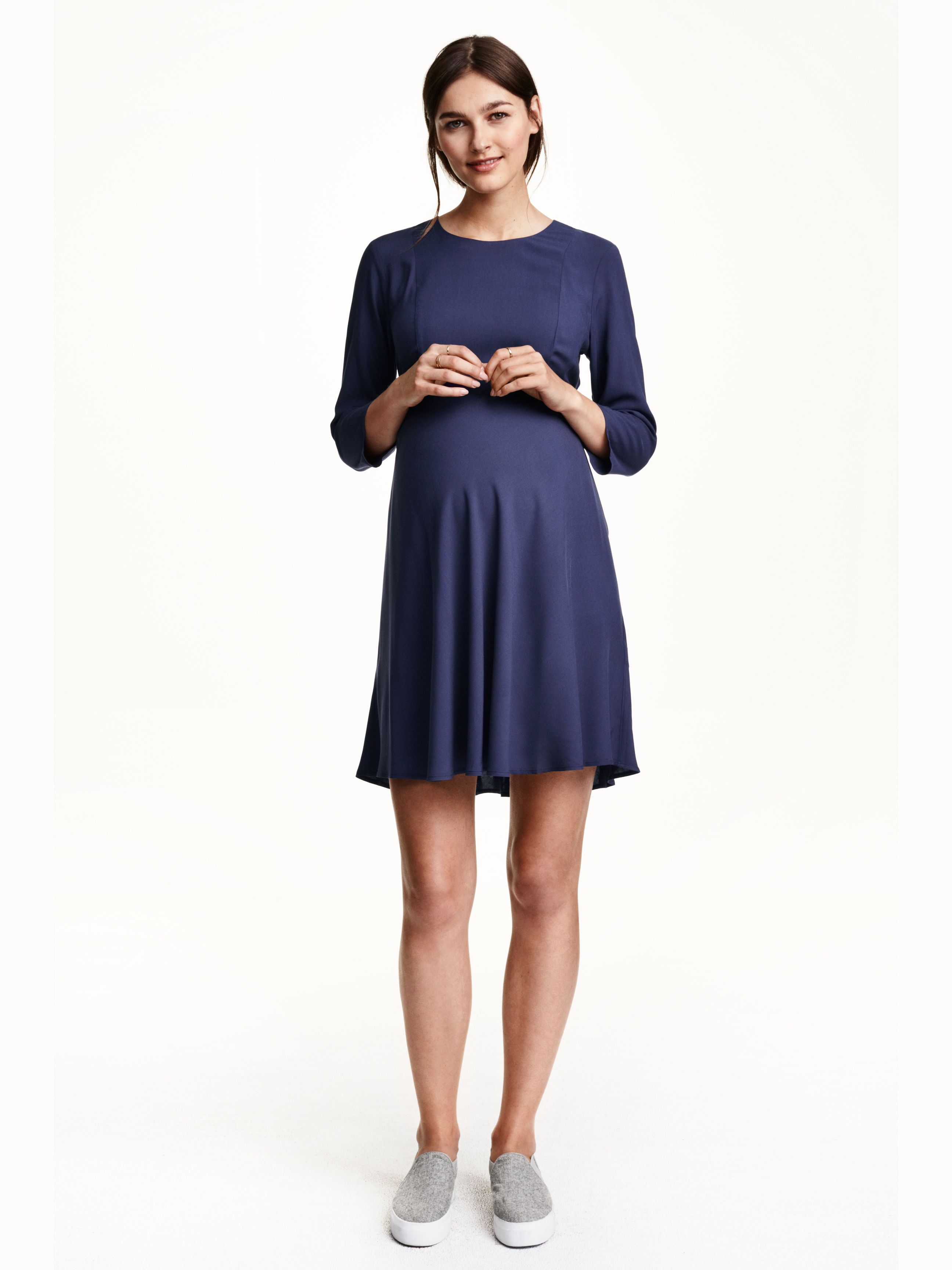 

Платье H&M 3126222-z M Темно-синее
