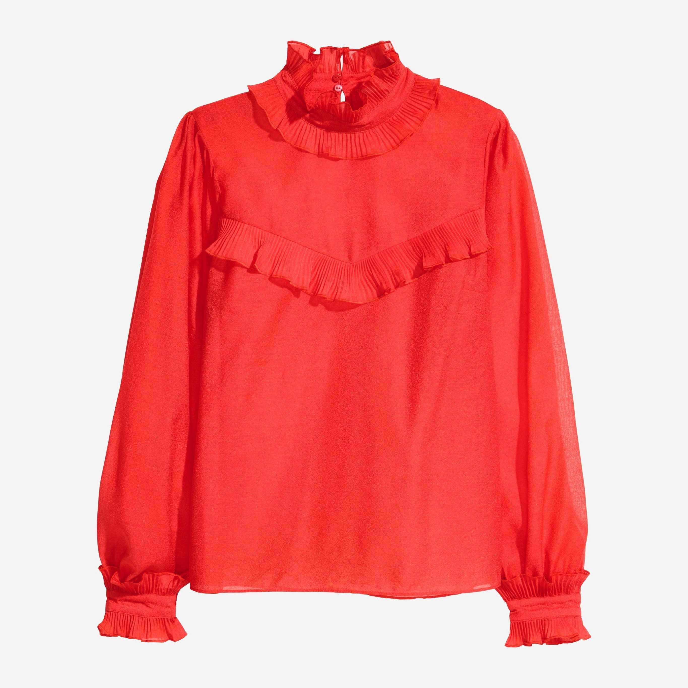 

Блузка H&M 5626376-ACVF 40 Красная